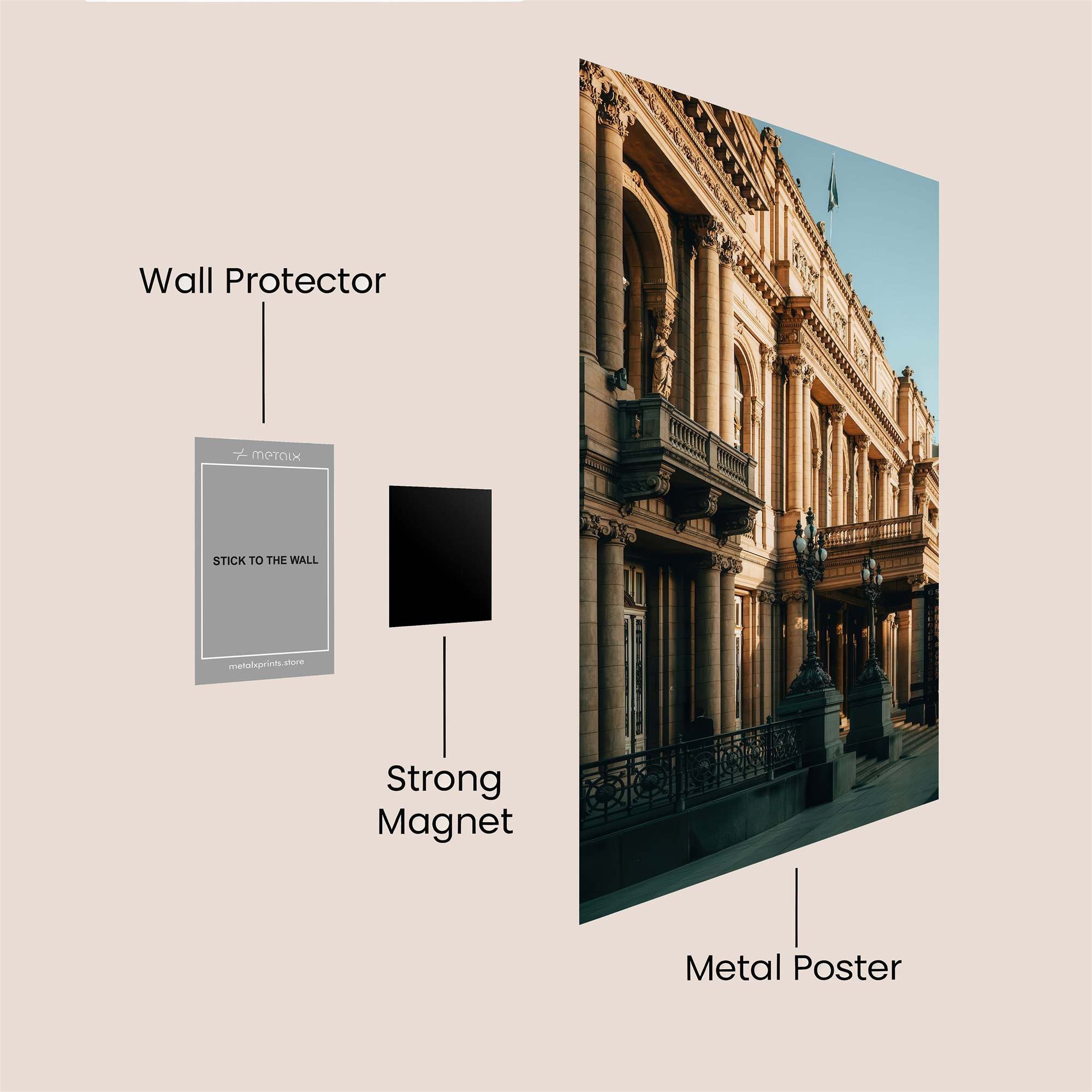 Majestic Elegance Safe Wall Magnetic / M
