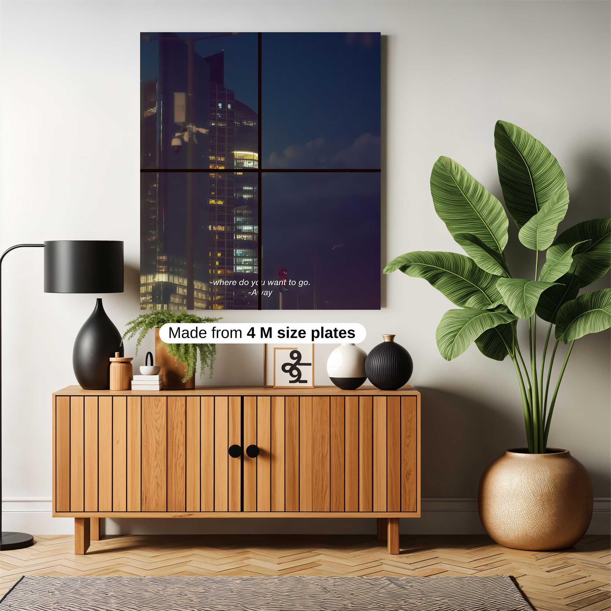 Pensive Night Safe Wall Magnetic / M