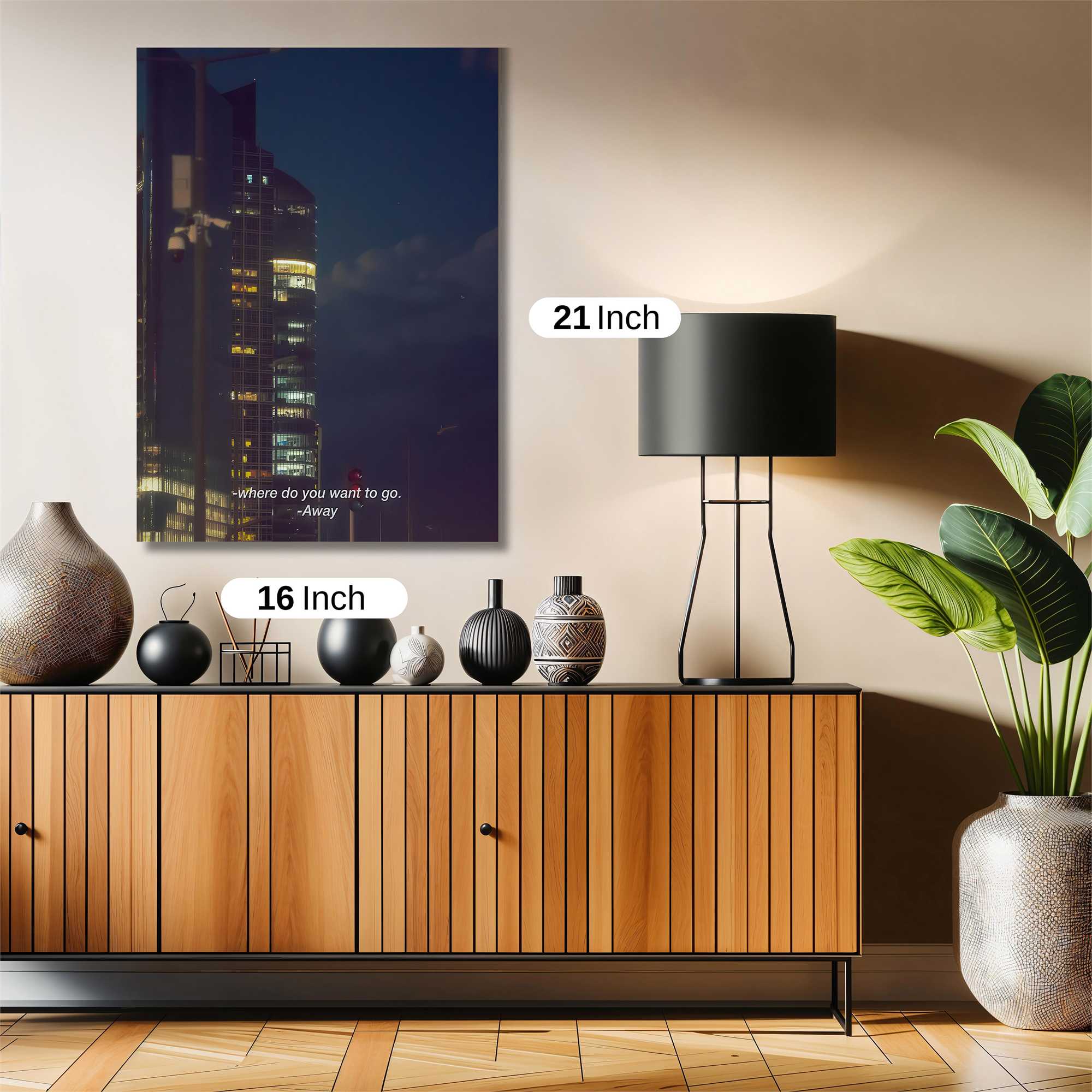 Pensive Night Safe Wall Magnetic / M