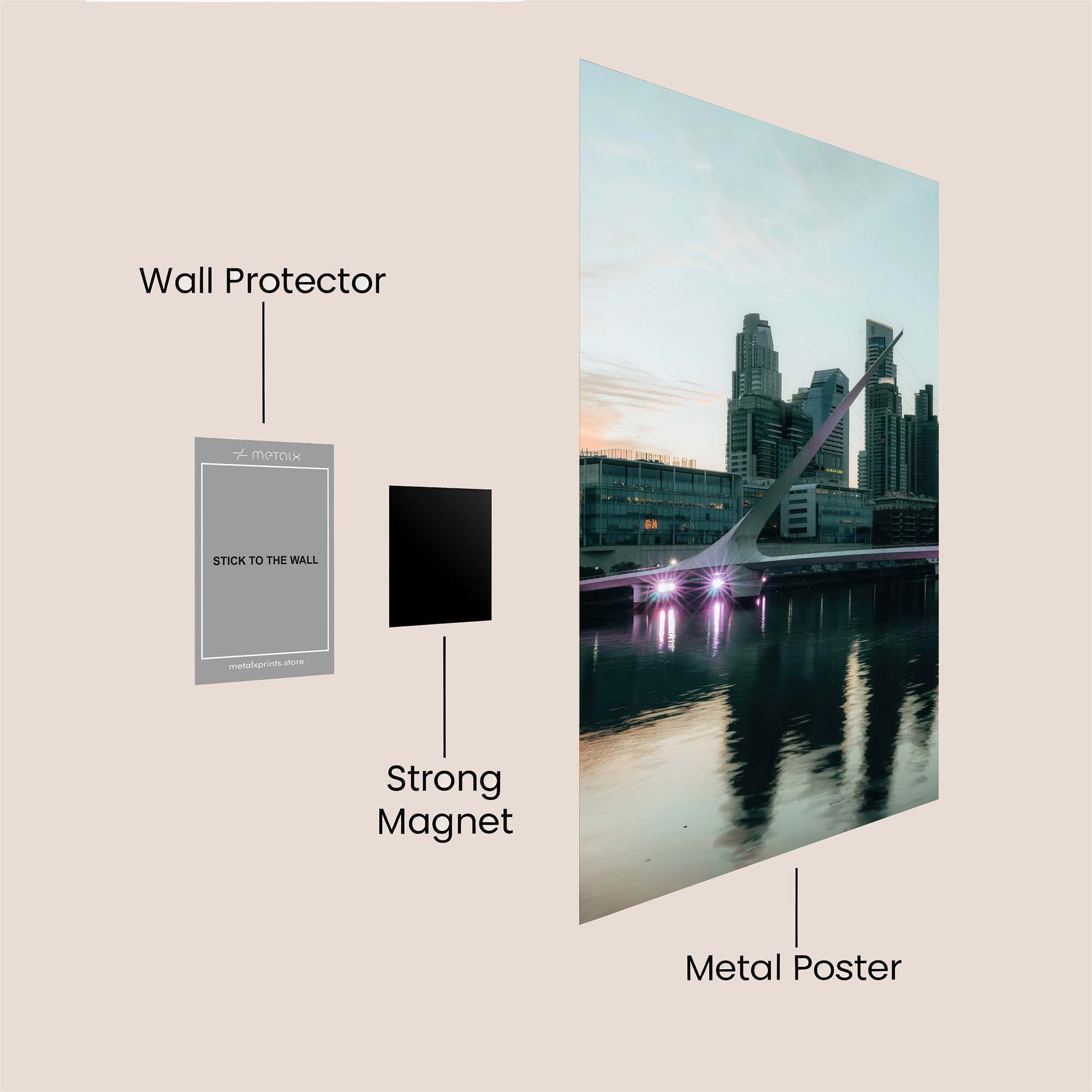 Puente Serenity Safe Wall Magnetic / M