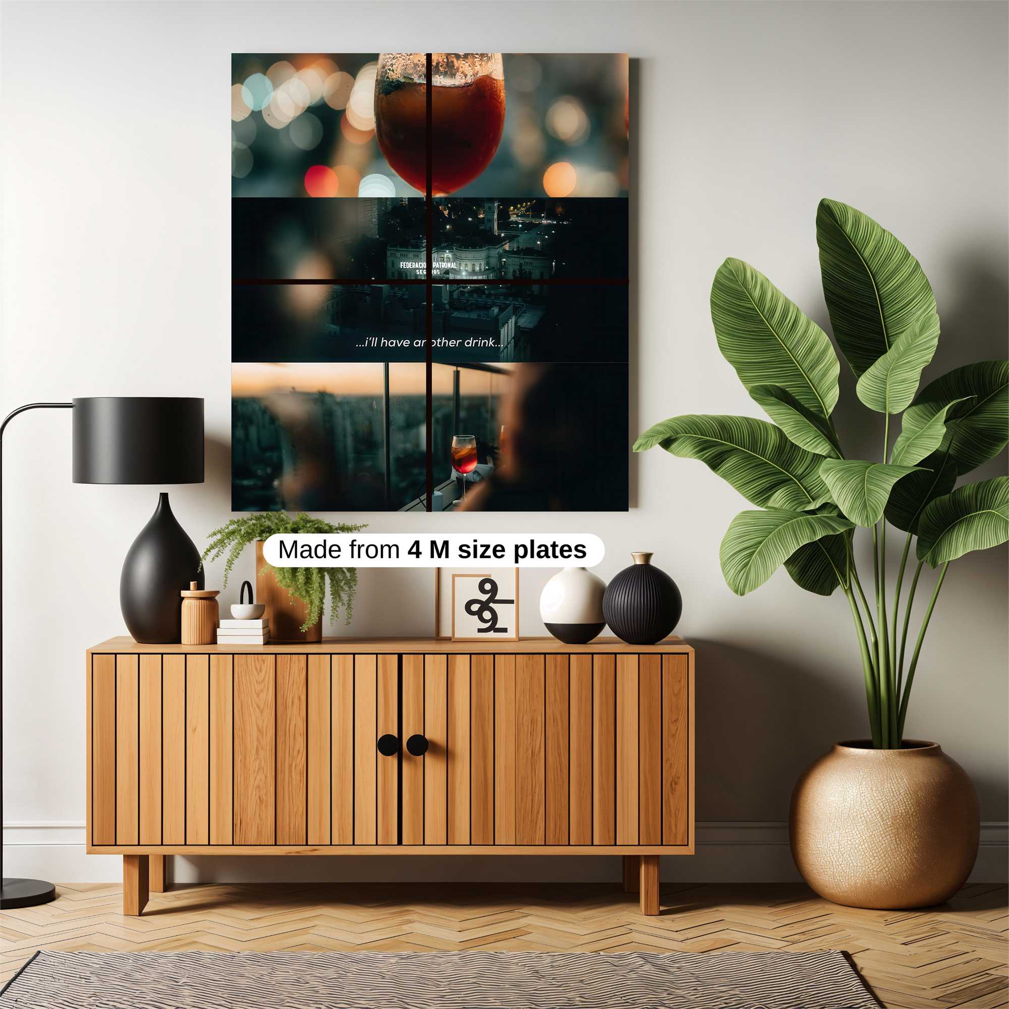 Cocktail Serenity Safe Wall Magnetic / M