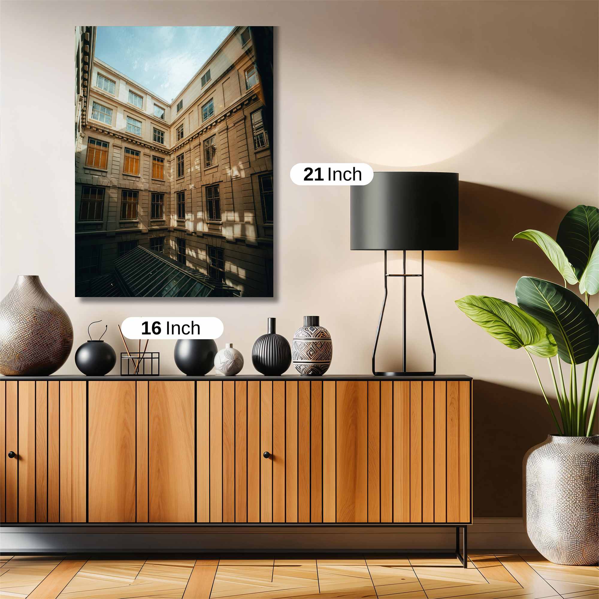 Courtyard Serenity Safe Wall Magnetic / M