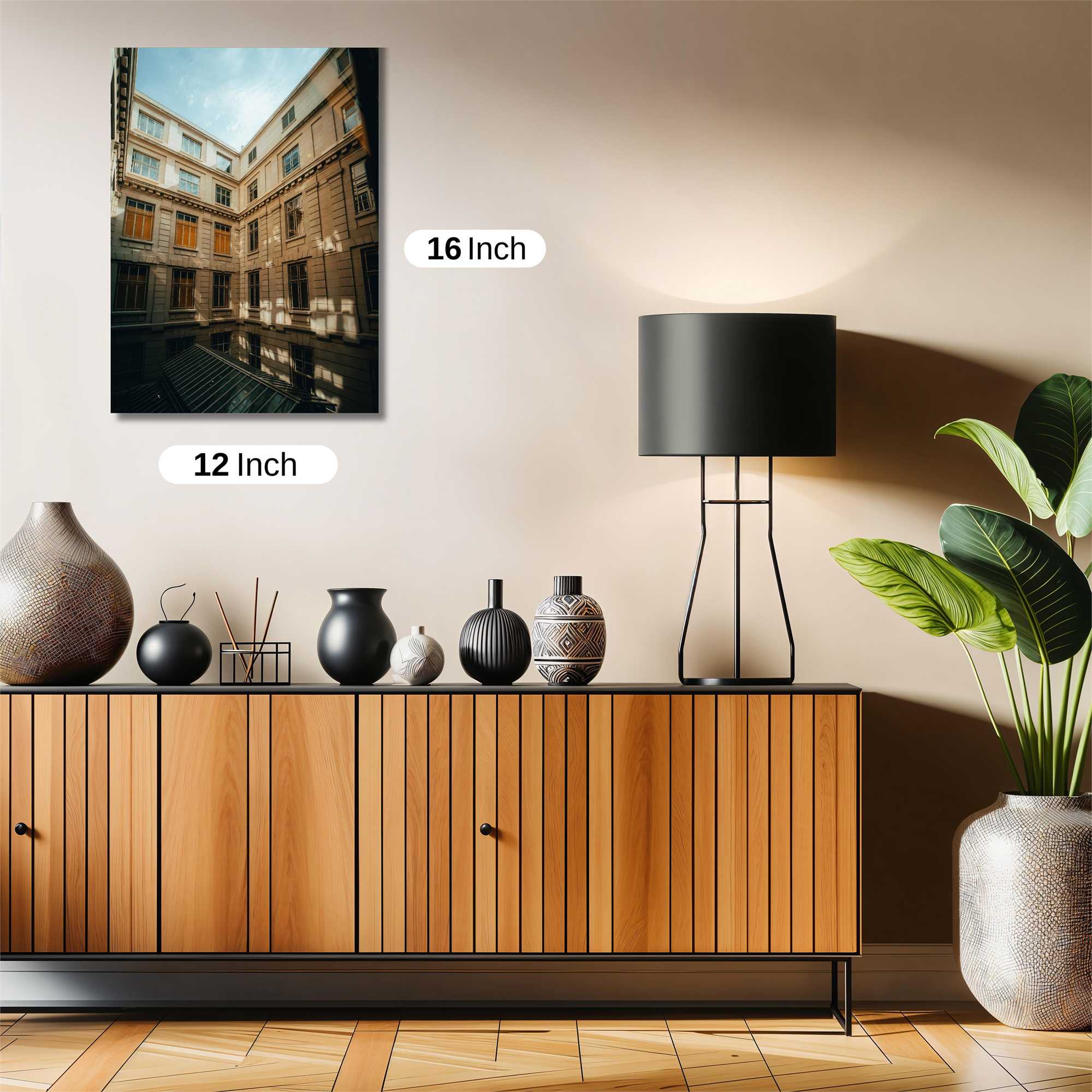 Courtyard Serenity Safe Wall Magnetic / M