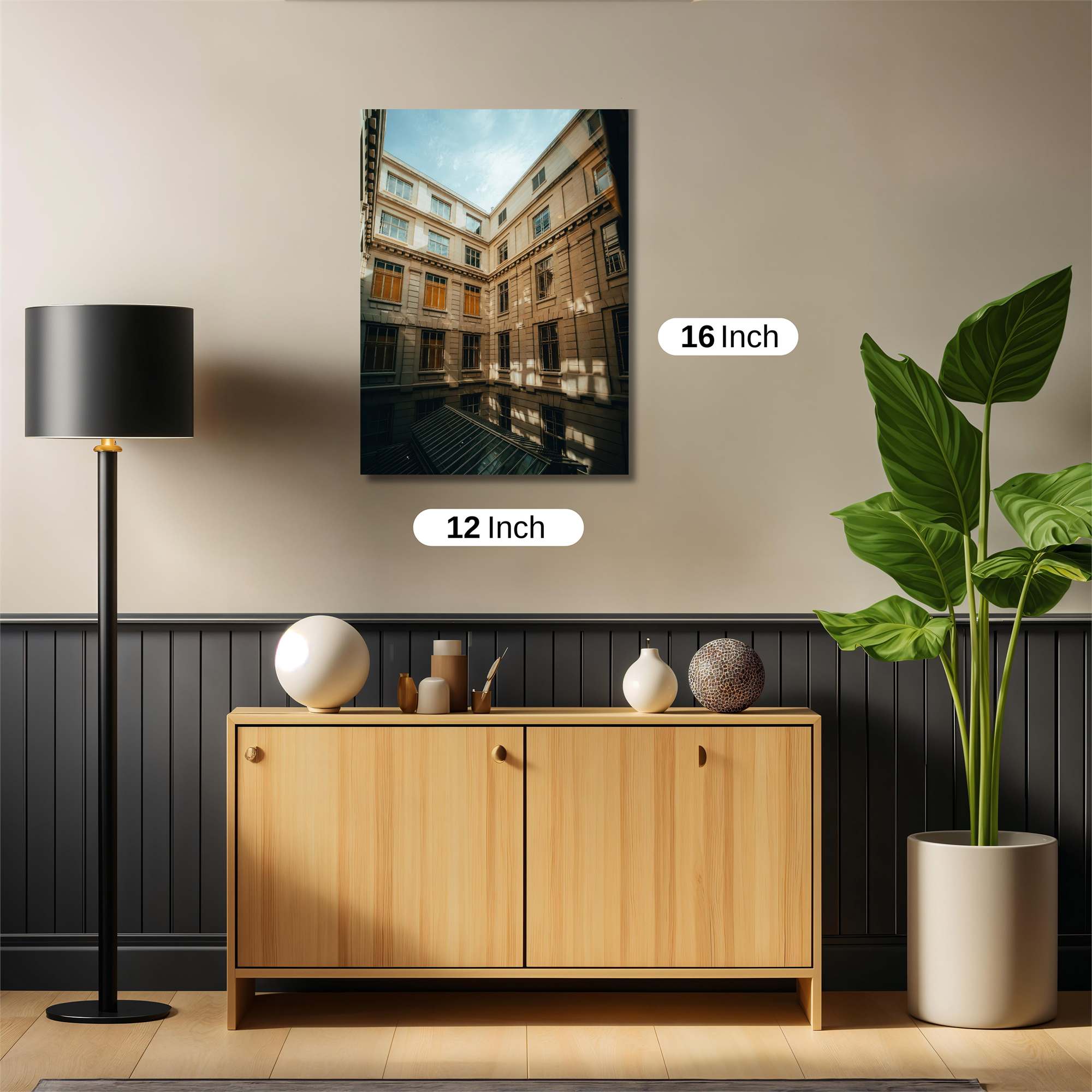 Courtyard Serenity Safe Wall Magnetic / M