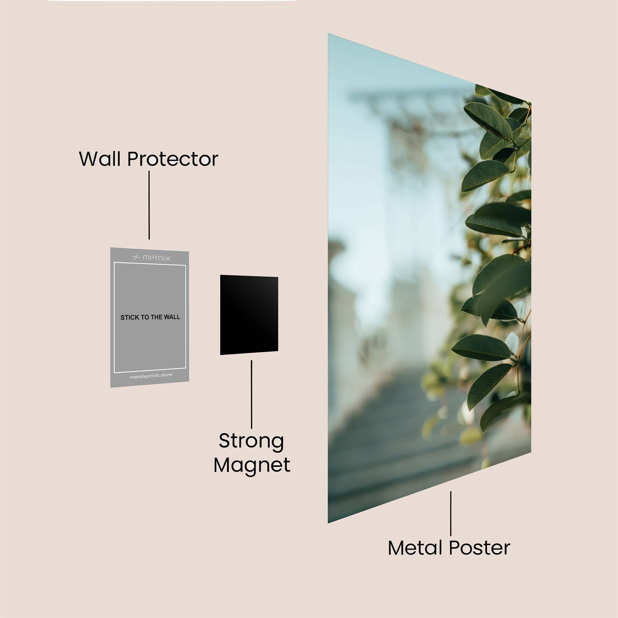 Urban Serenity Safe Wall Magnetic / M