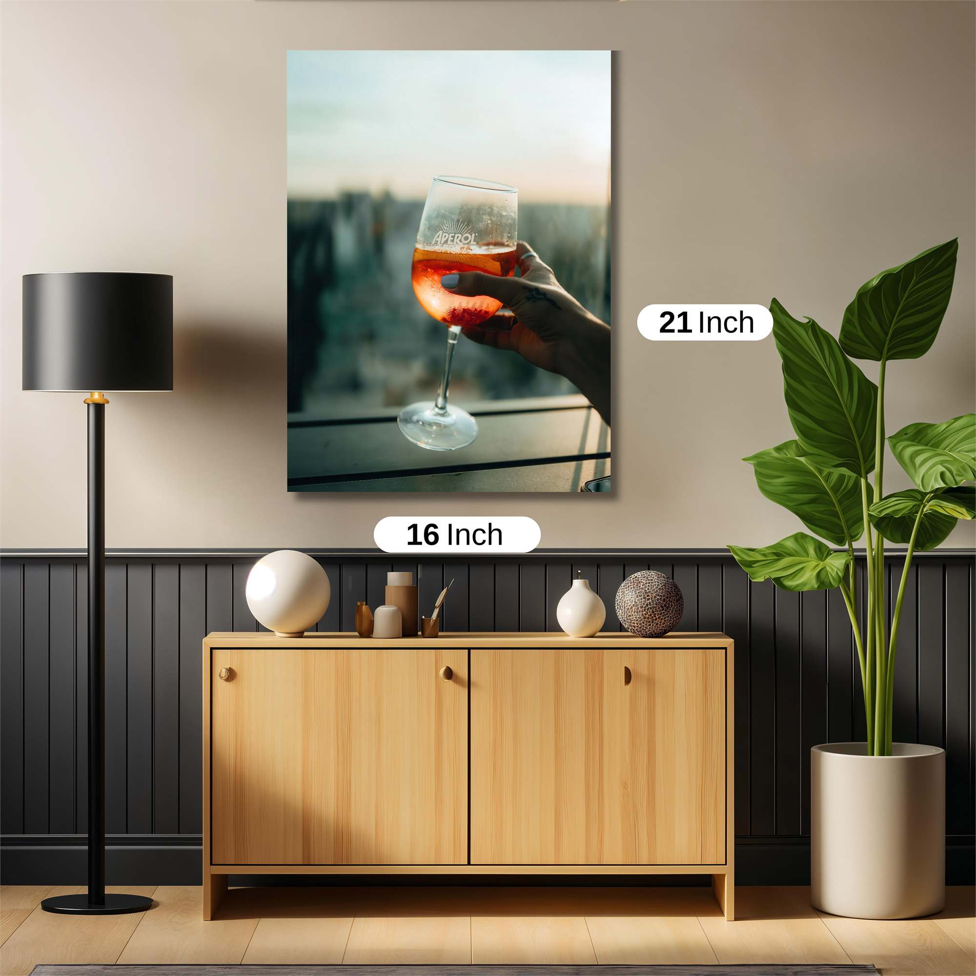 Sunset Serenity Safe Wall Magnetic / M