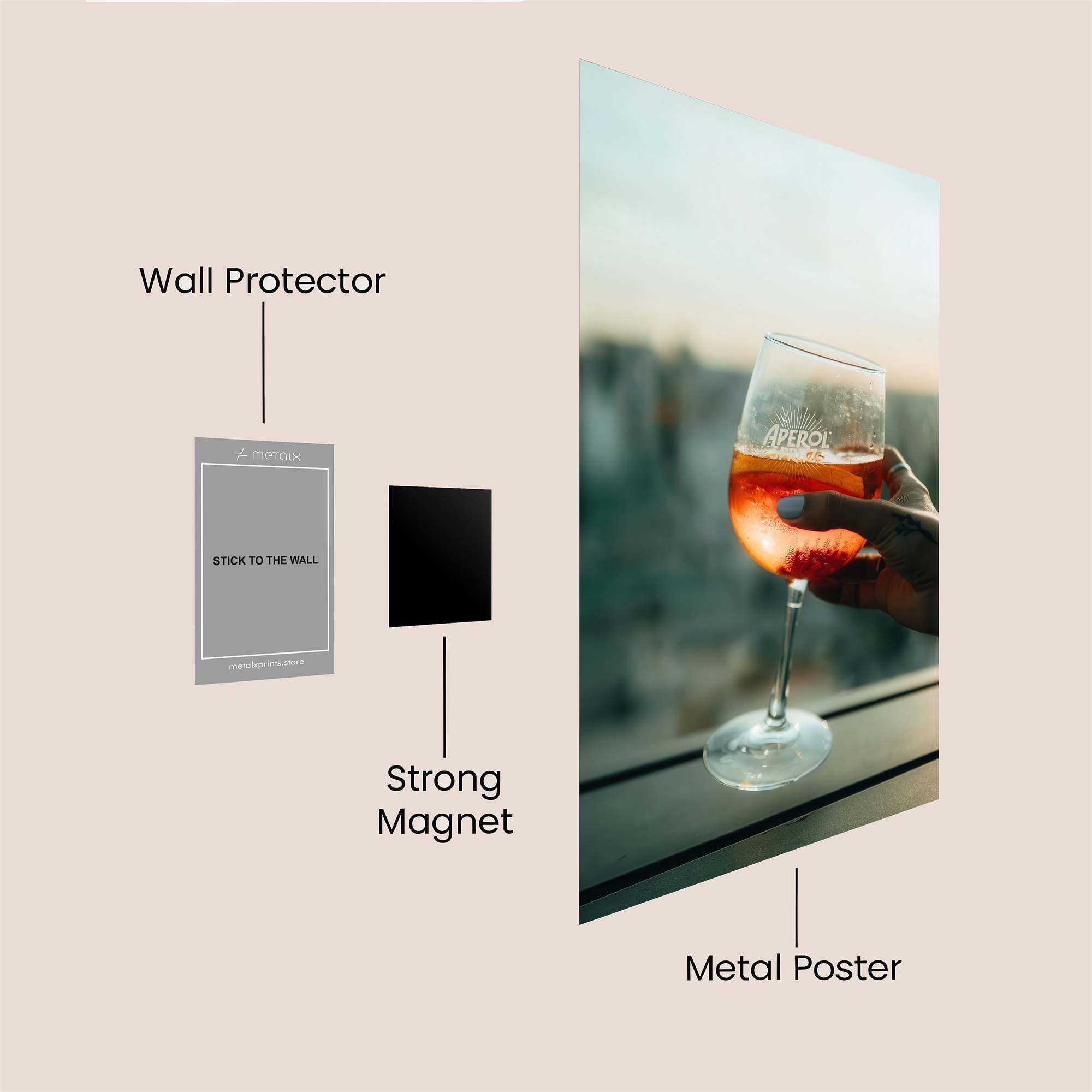 Sunset Serenity Safe Wall Magnetic / M