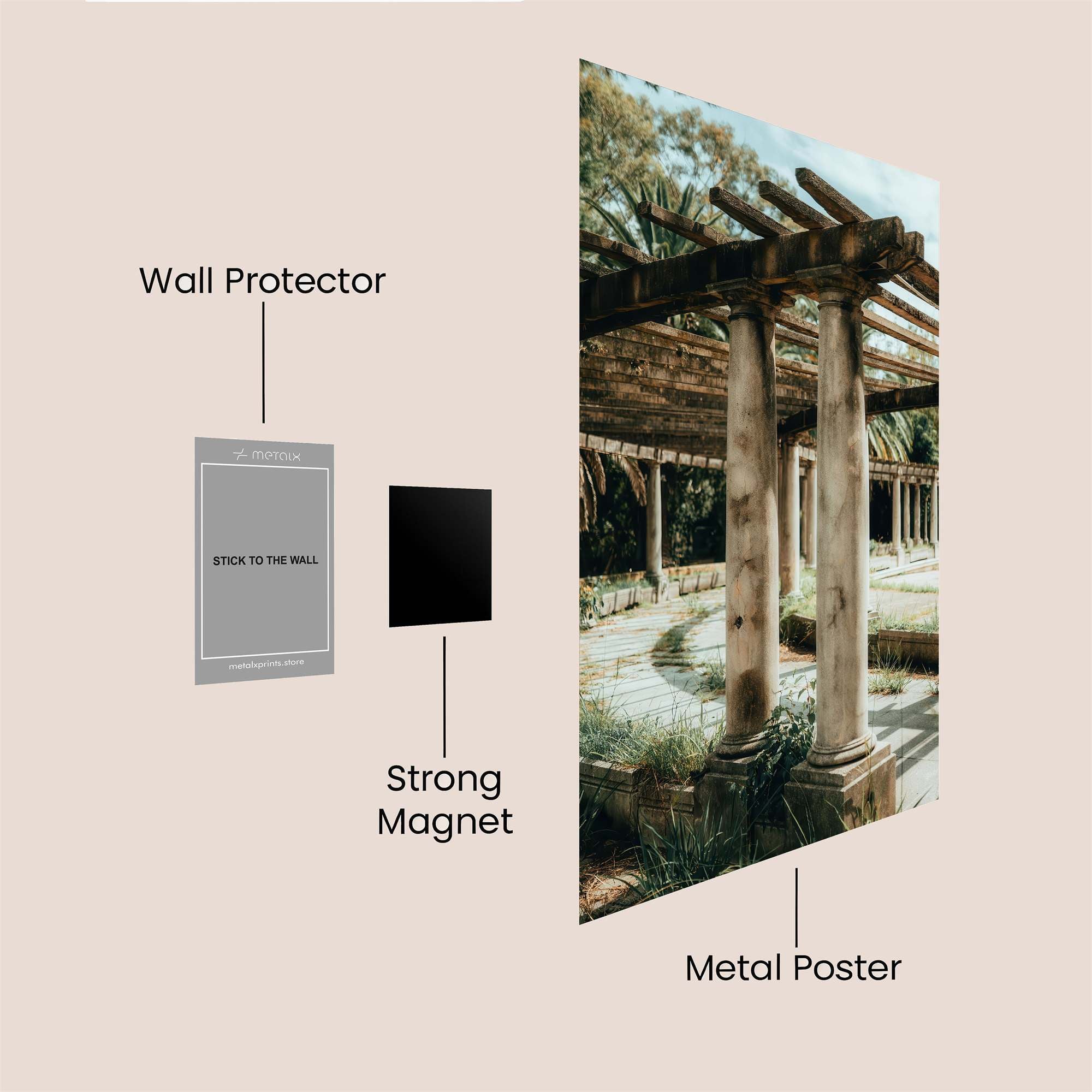 Peristyle Serenity Safe Wall Magnetic / M