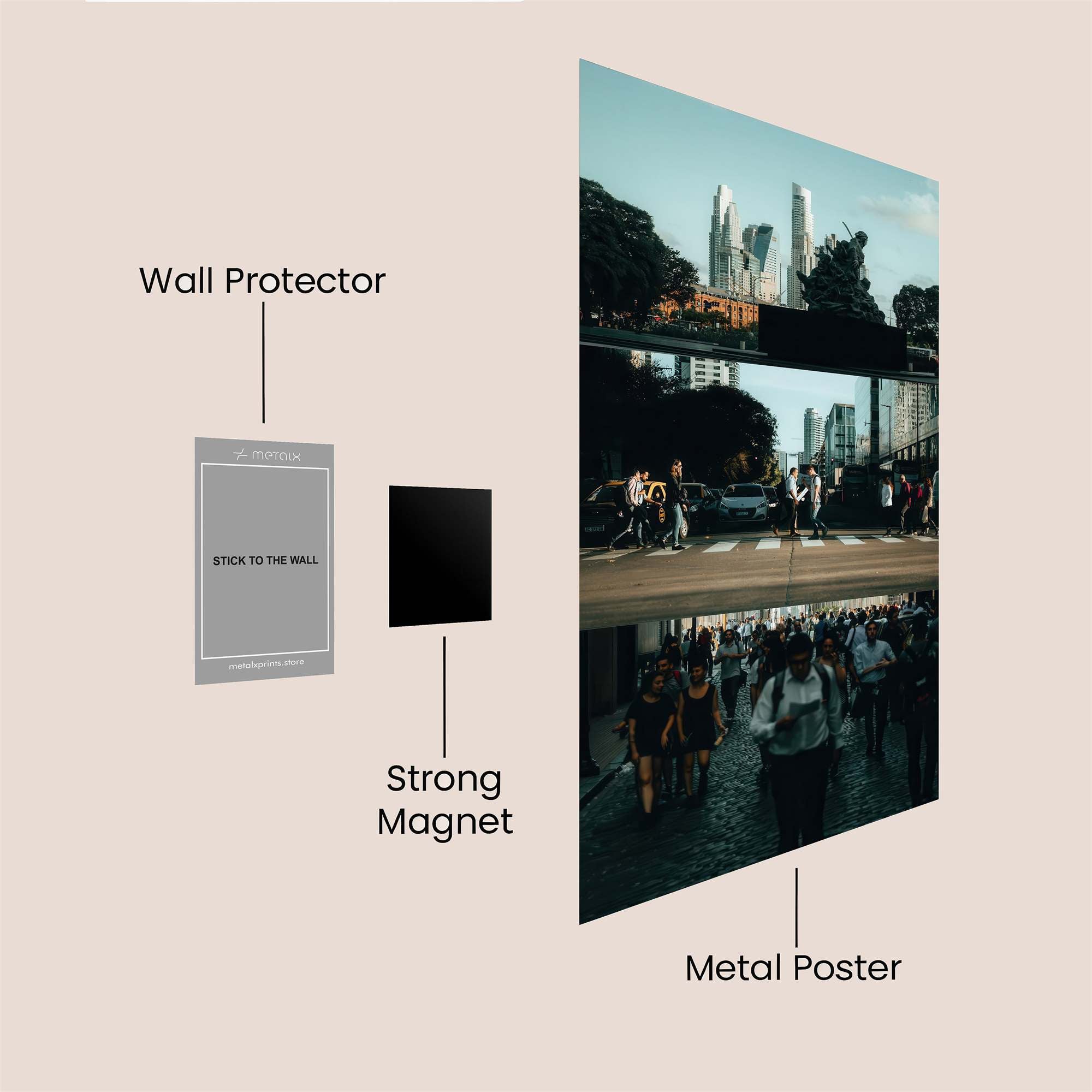 City Pulse Safe Wall Magnetic / M