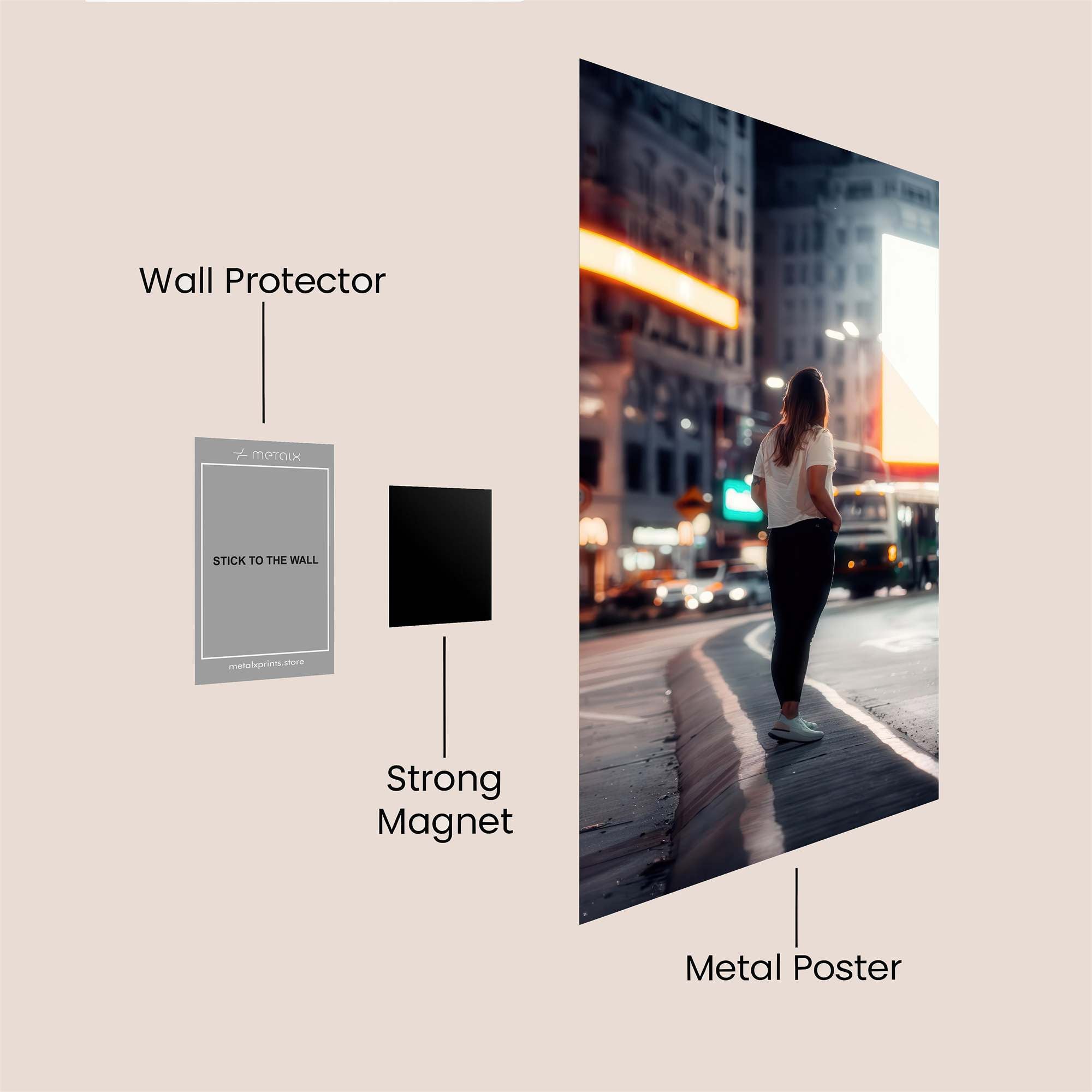 City Wanderer Safe Wall Magnetic / M