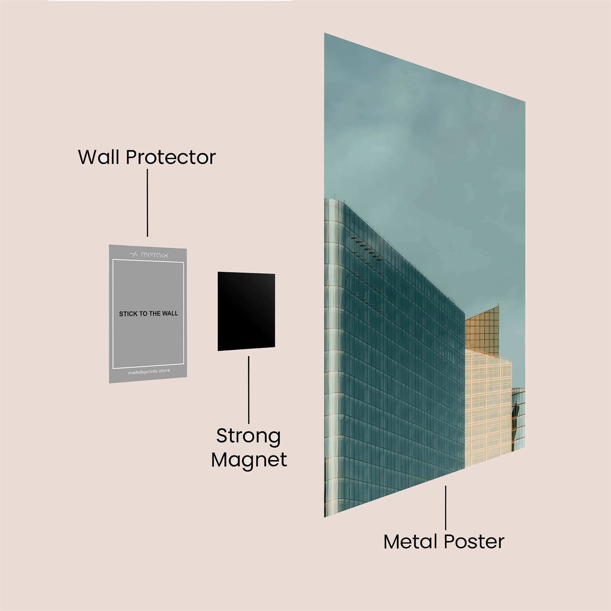 Skyline Serenity Safe Wall Magnetic / M