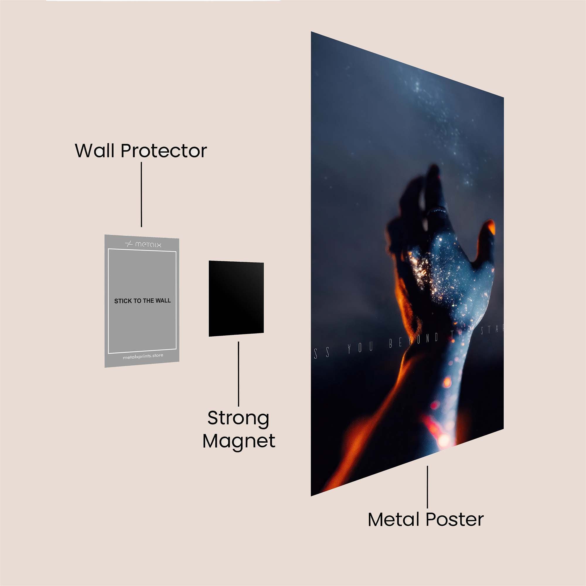 Starlit Longing Safe Wall Magnetic / M