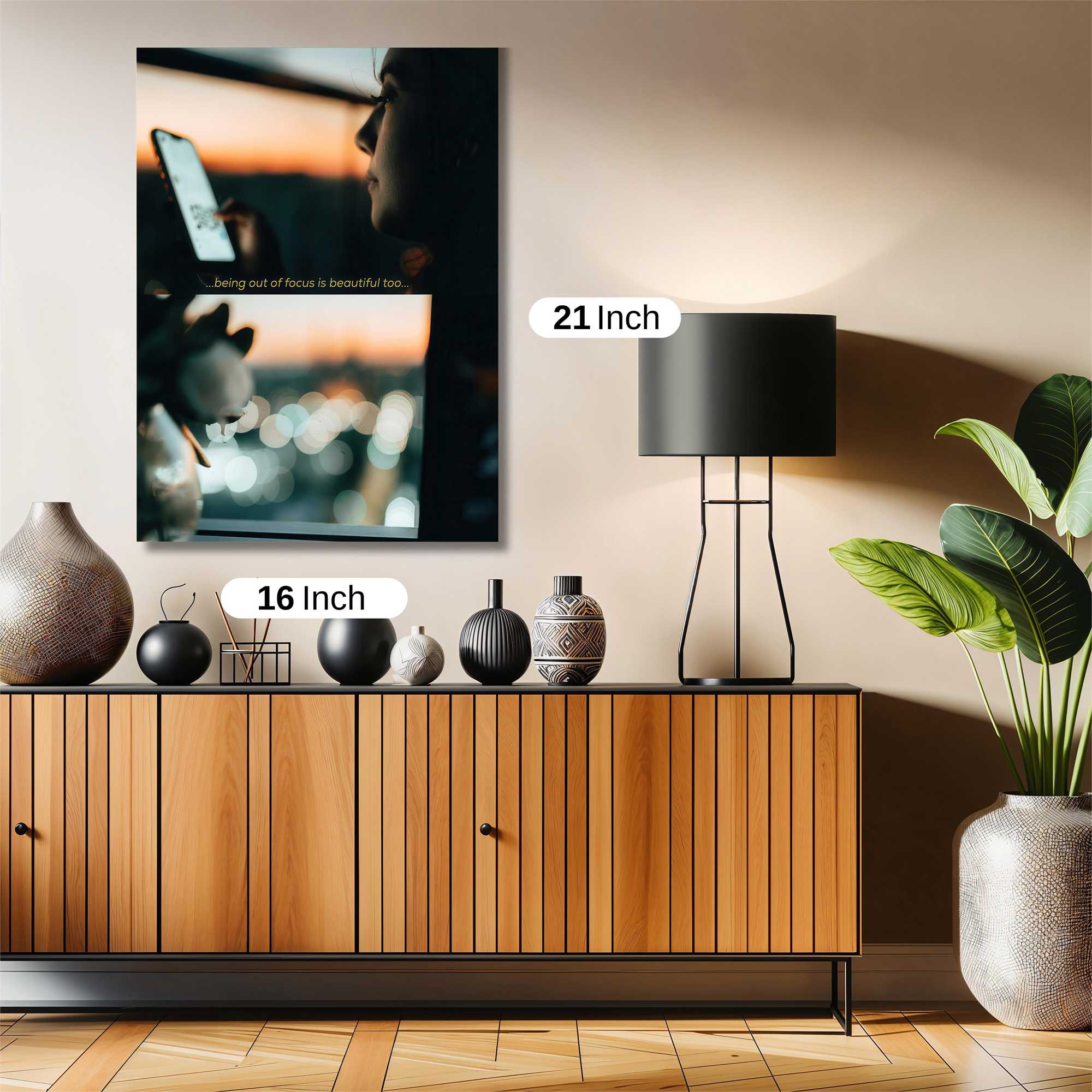 Sunset Serenity Safe Wall Magnetic / M