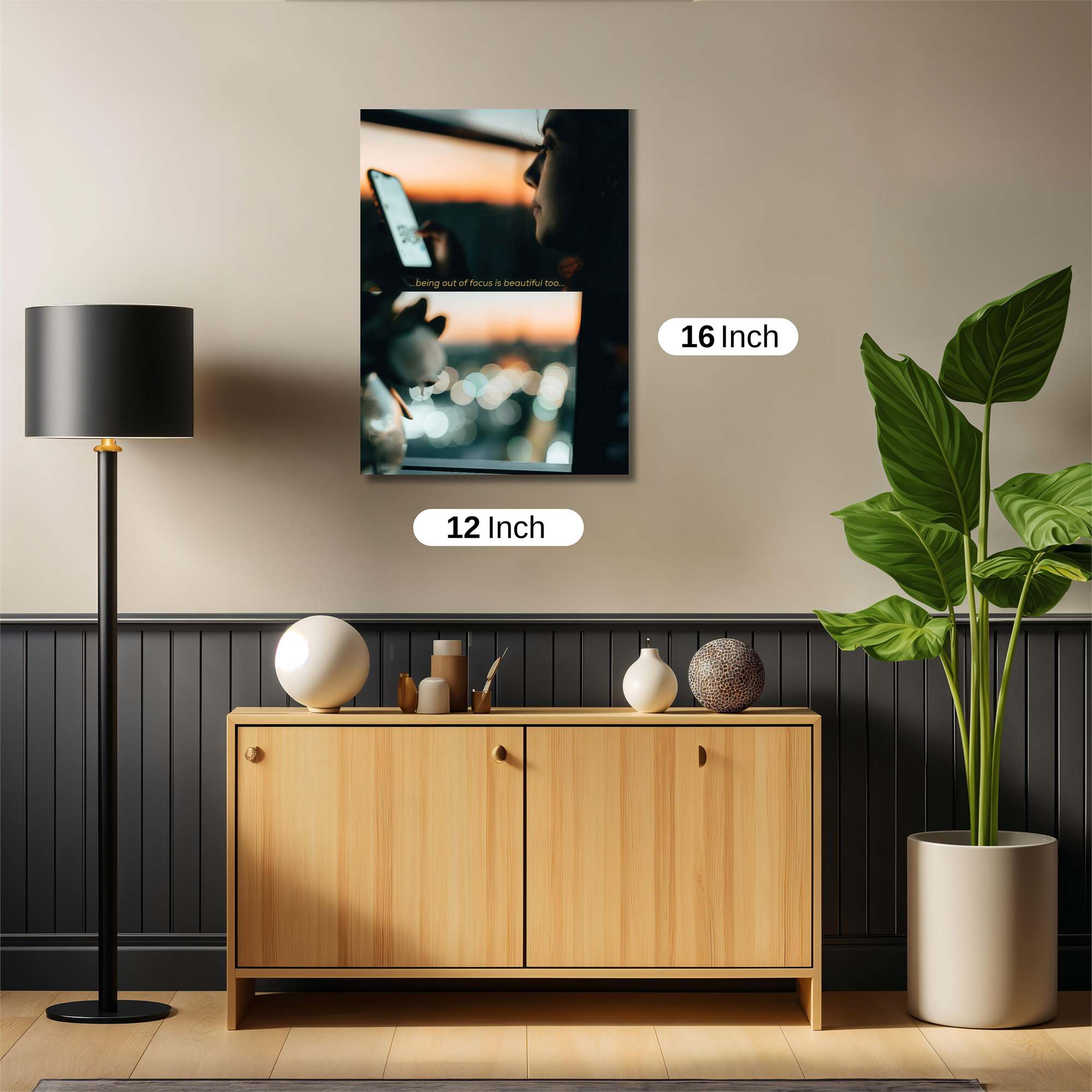 Sunset Serenity Safe Wall Magnetic / M
