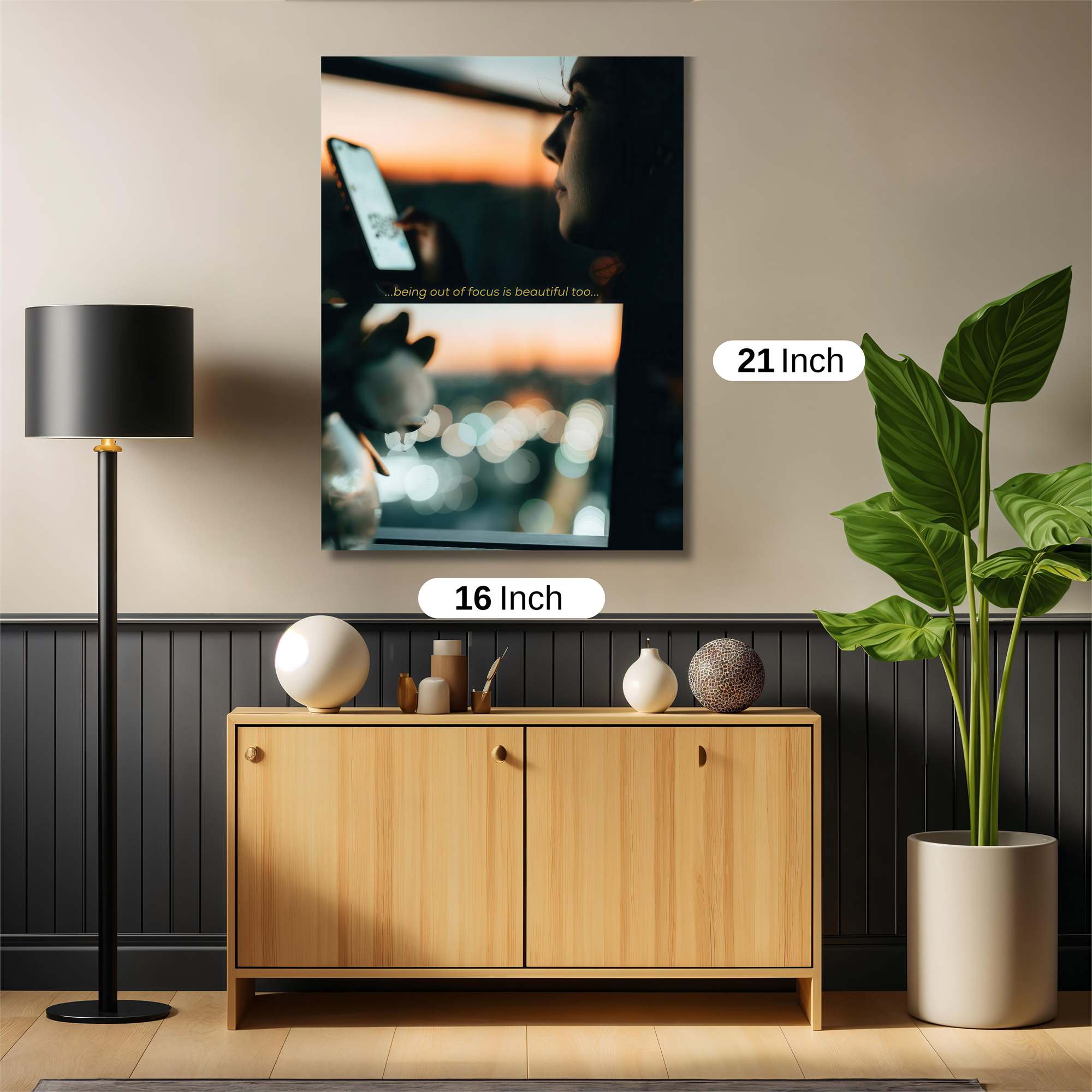 Sunset Serenity Safe Wall Magnetic / M