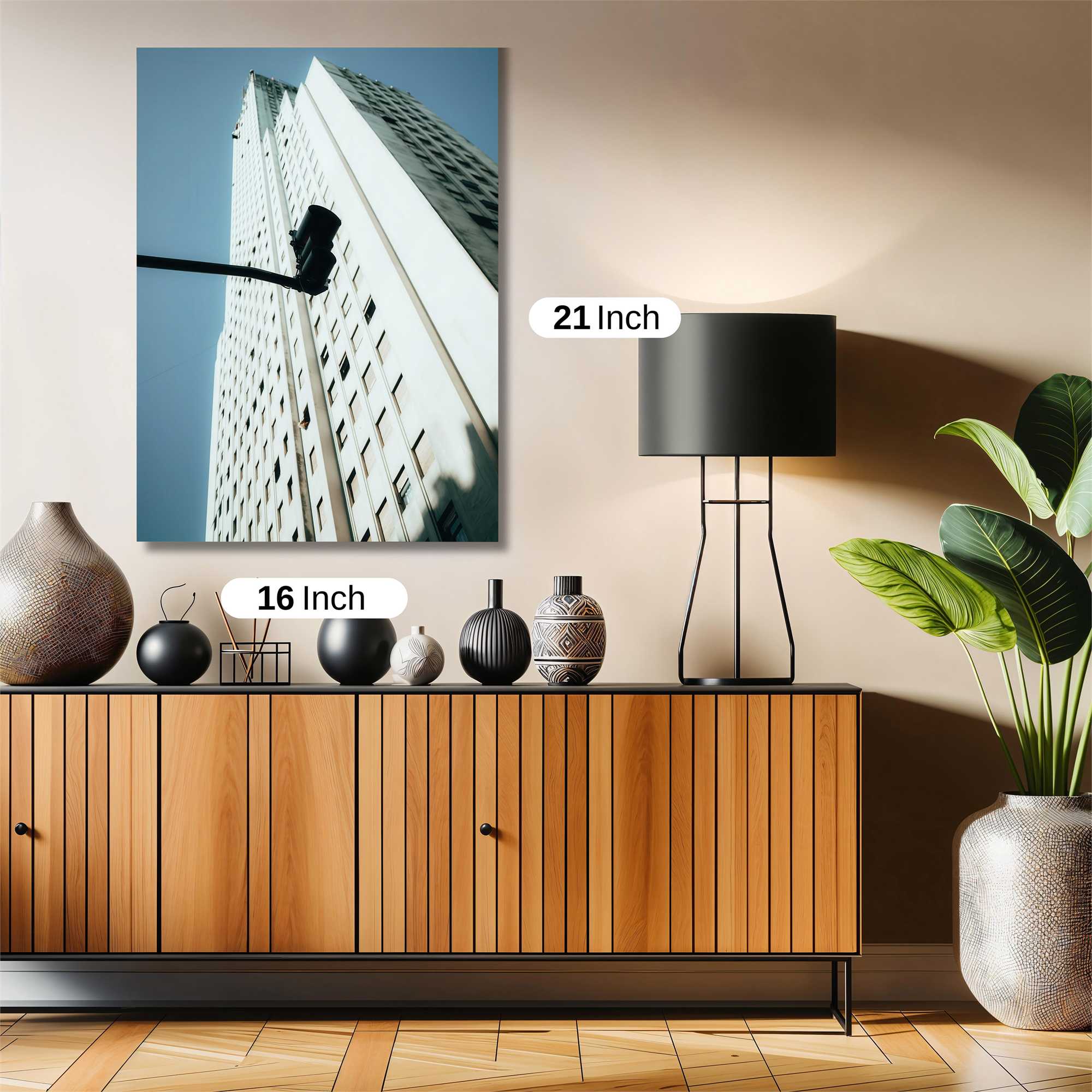 Skyscraper Serenity Safe Wall Magnetic / M