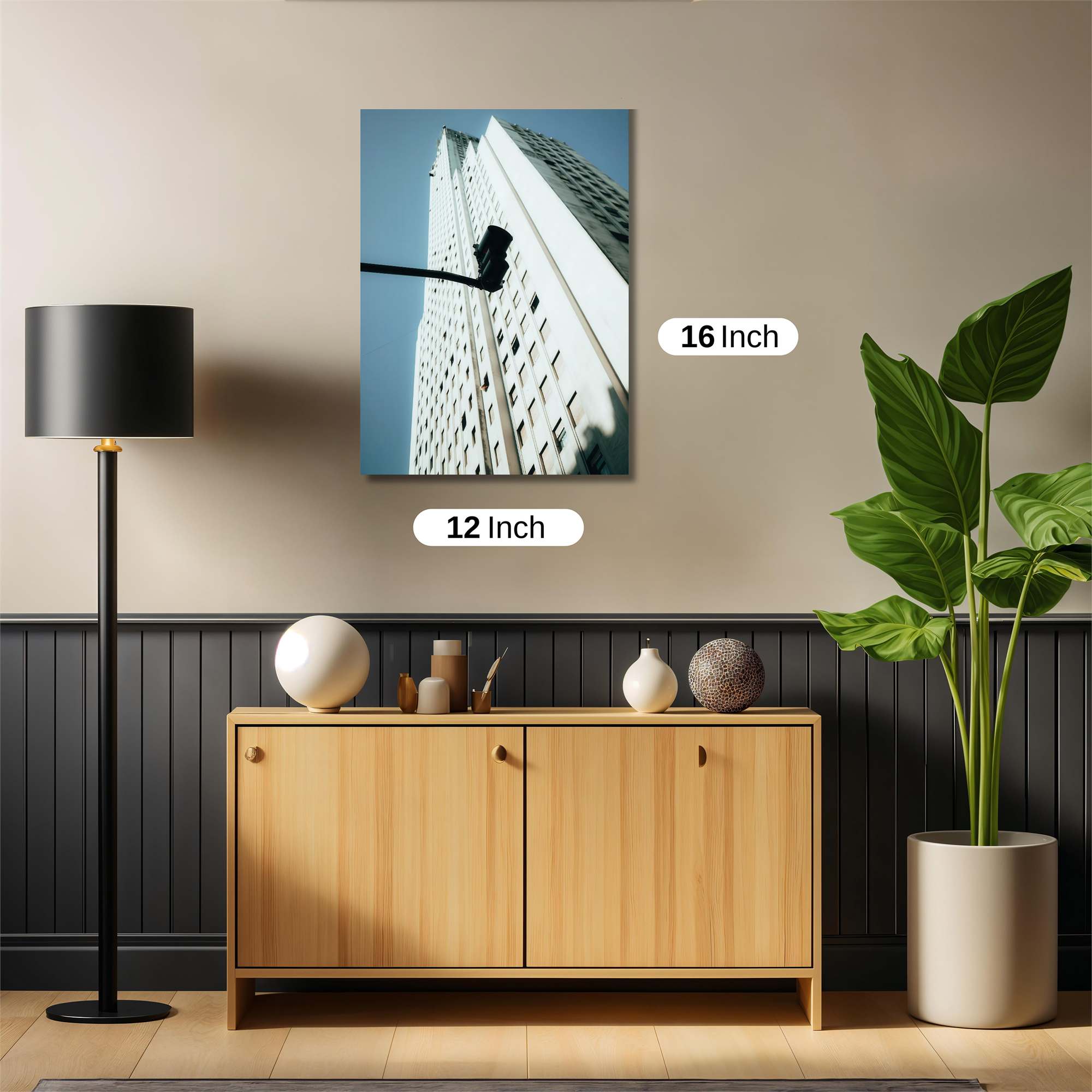 Skyscraper Serenity Safe Wall Magnetic / M