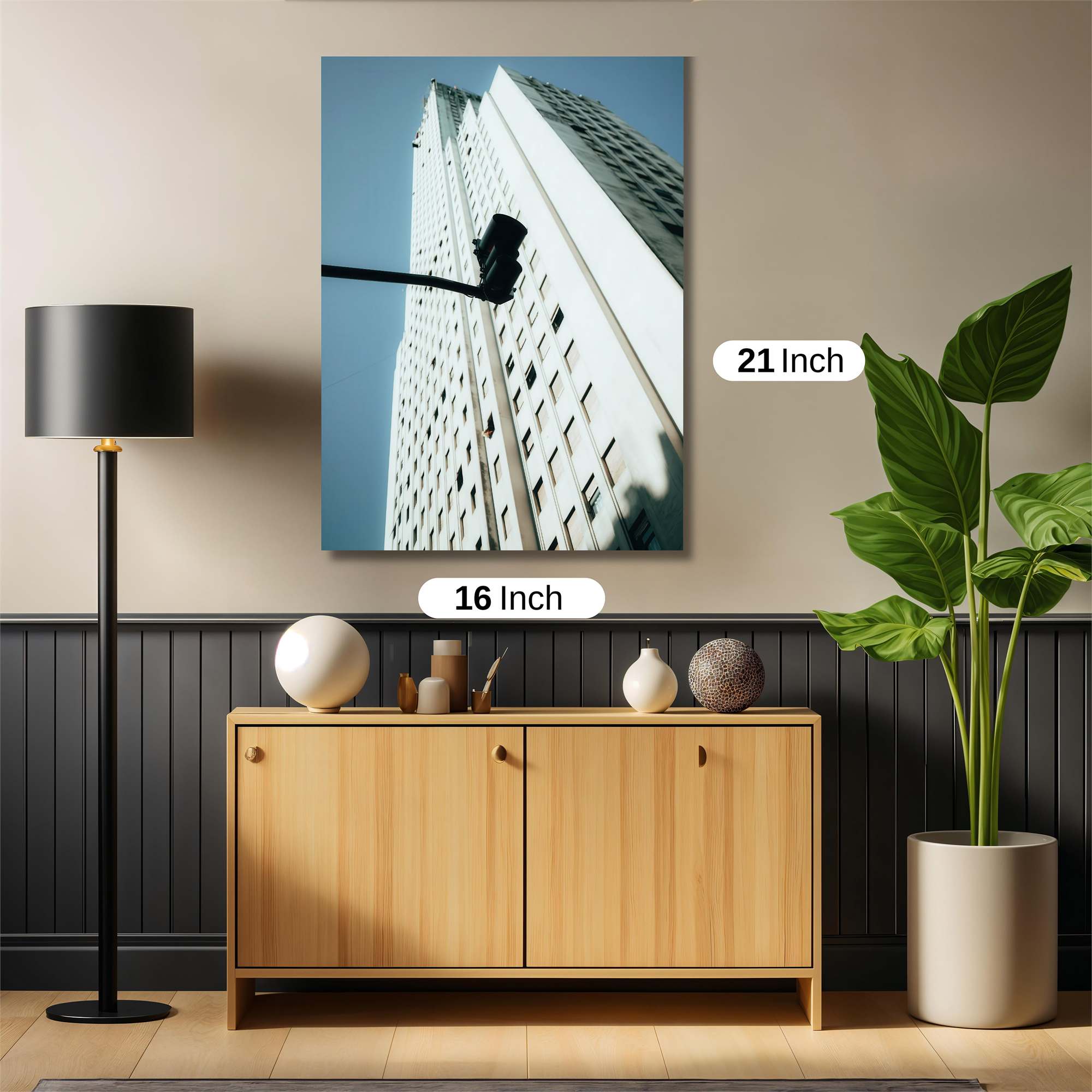 Skyscraper Serenity Safe Wall Magnetic / M