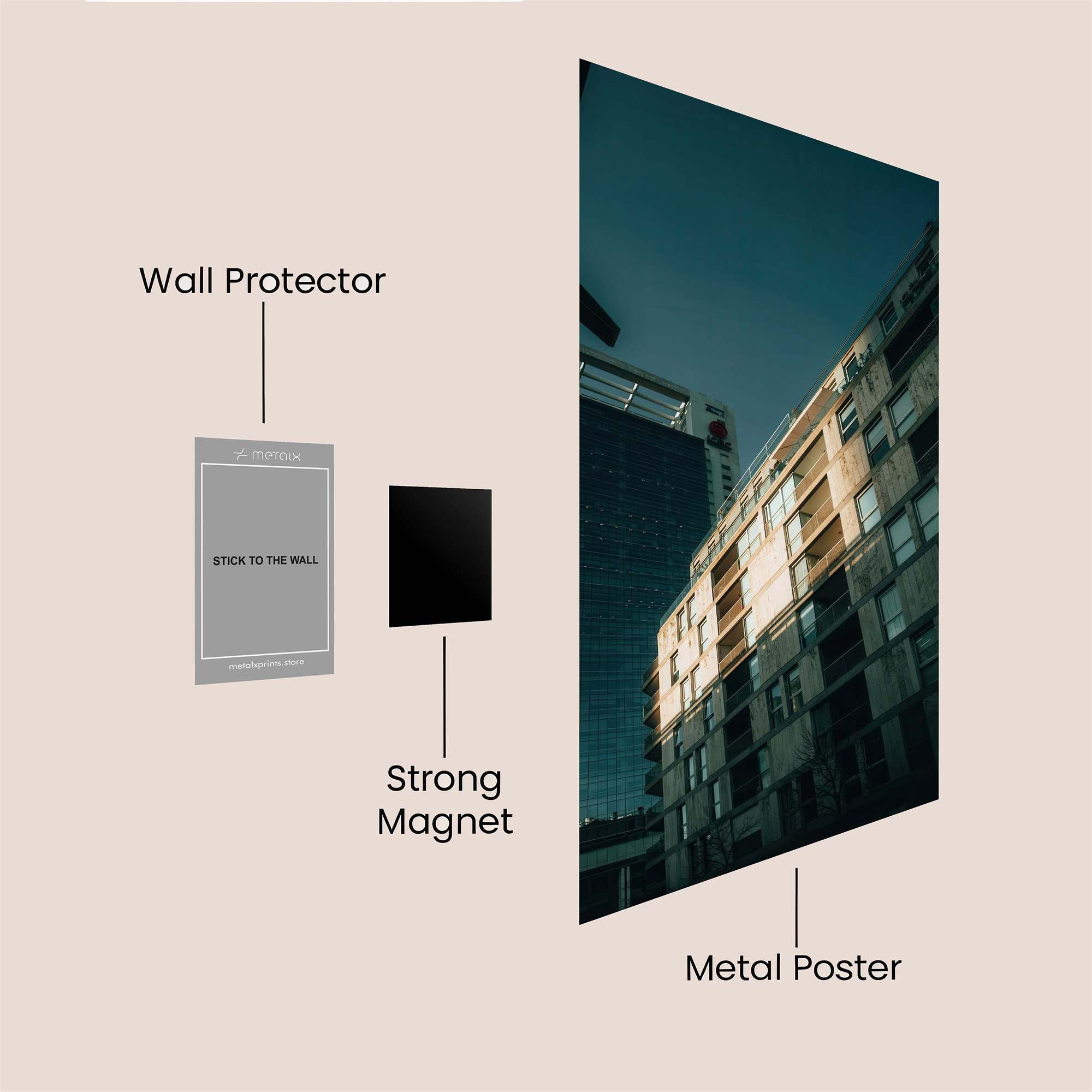 Urban Glow Safe Wall Magnetic / M