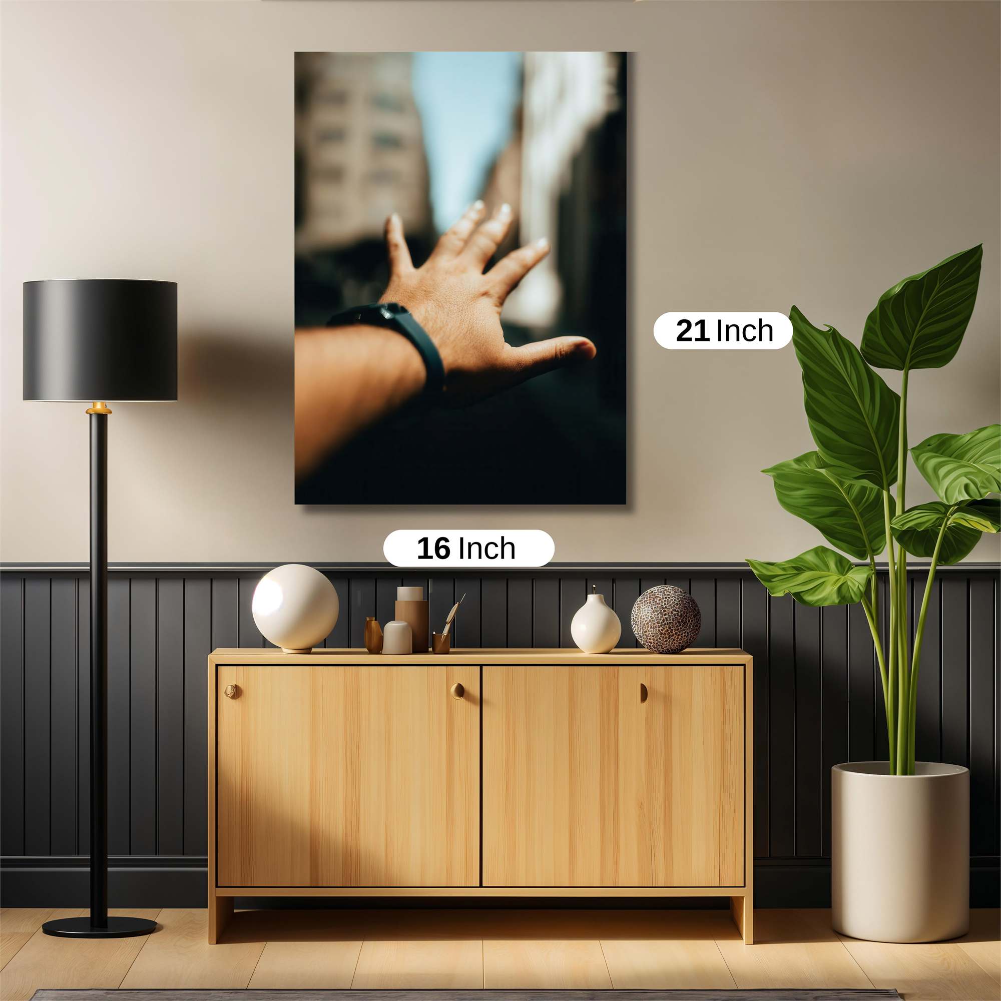 Hand Serenity Safe Wall Magnetic / M