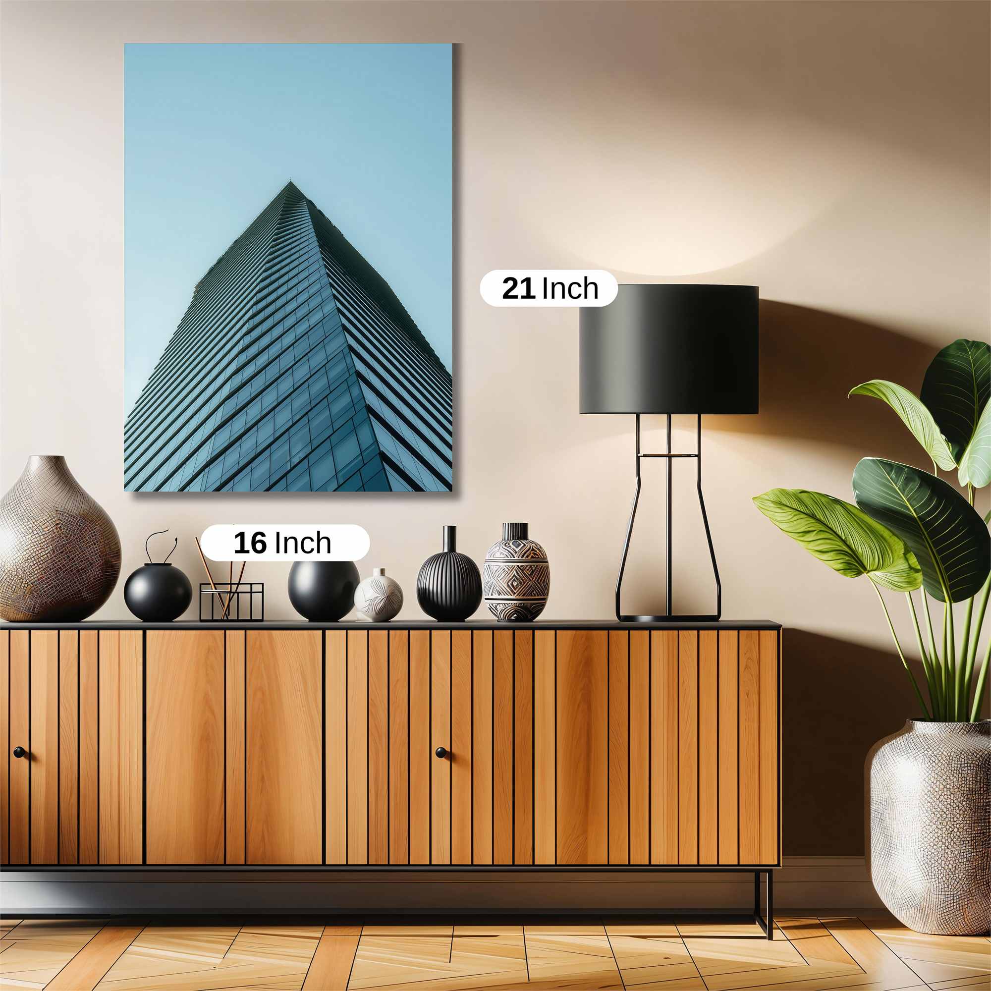 Skyscraper Serenity Safe Wall Magnetic / M