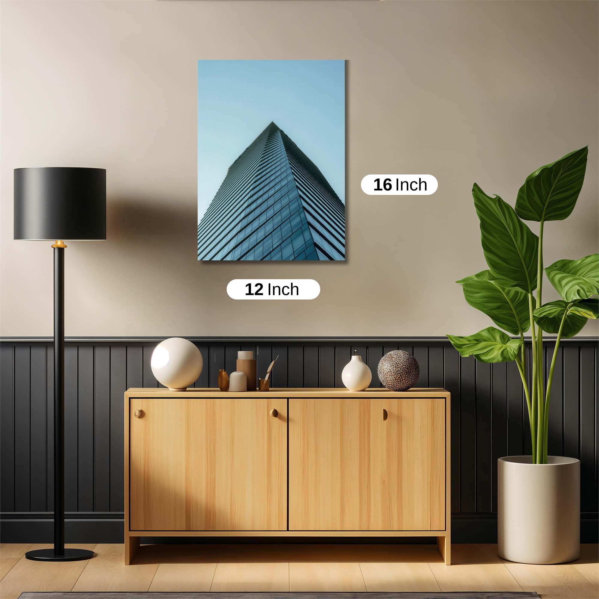 Skyscraper Serenity Safe Wall Magnetic / M