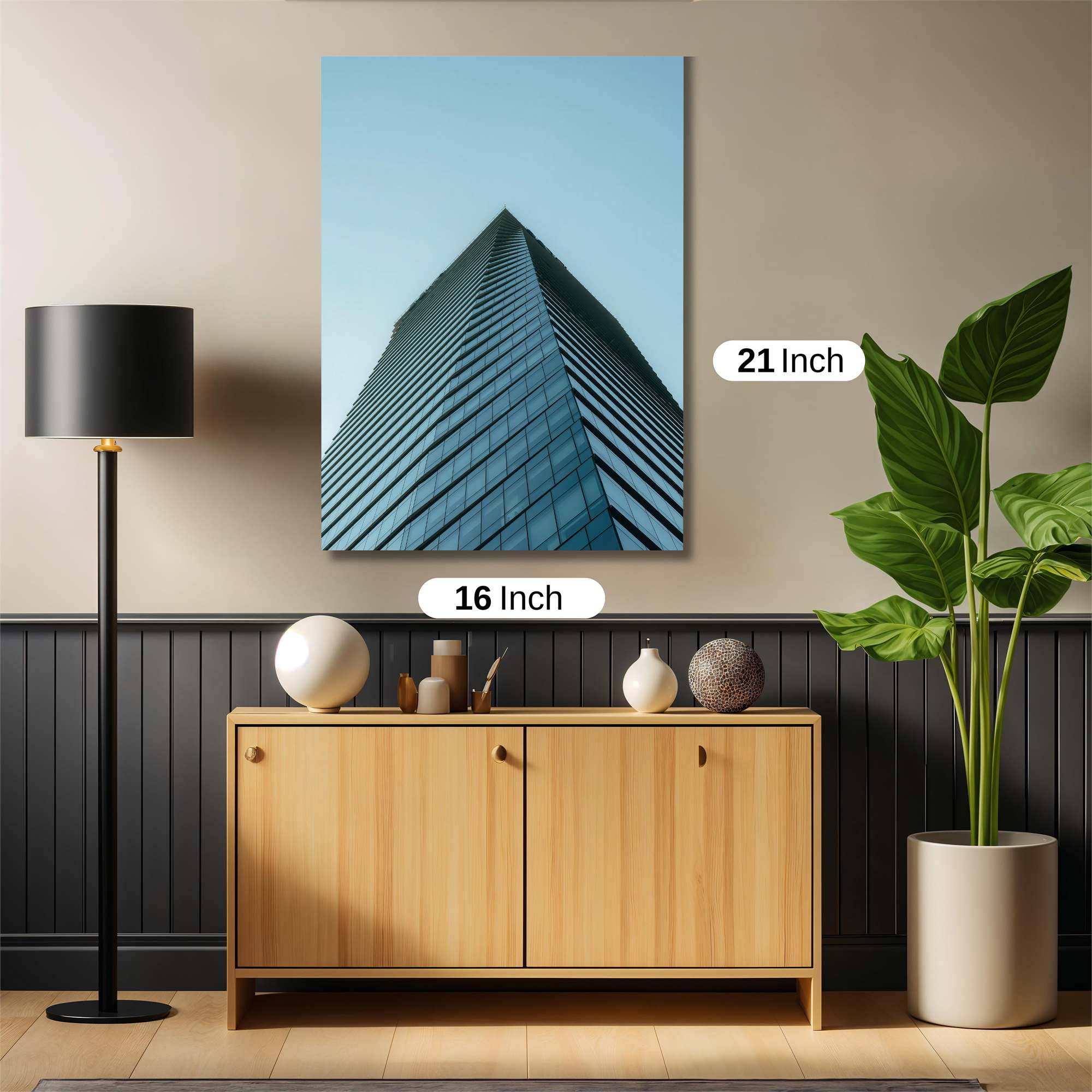 Skyscraper Serenity Safe Wall Magnetic / M