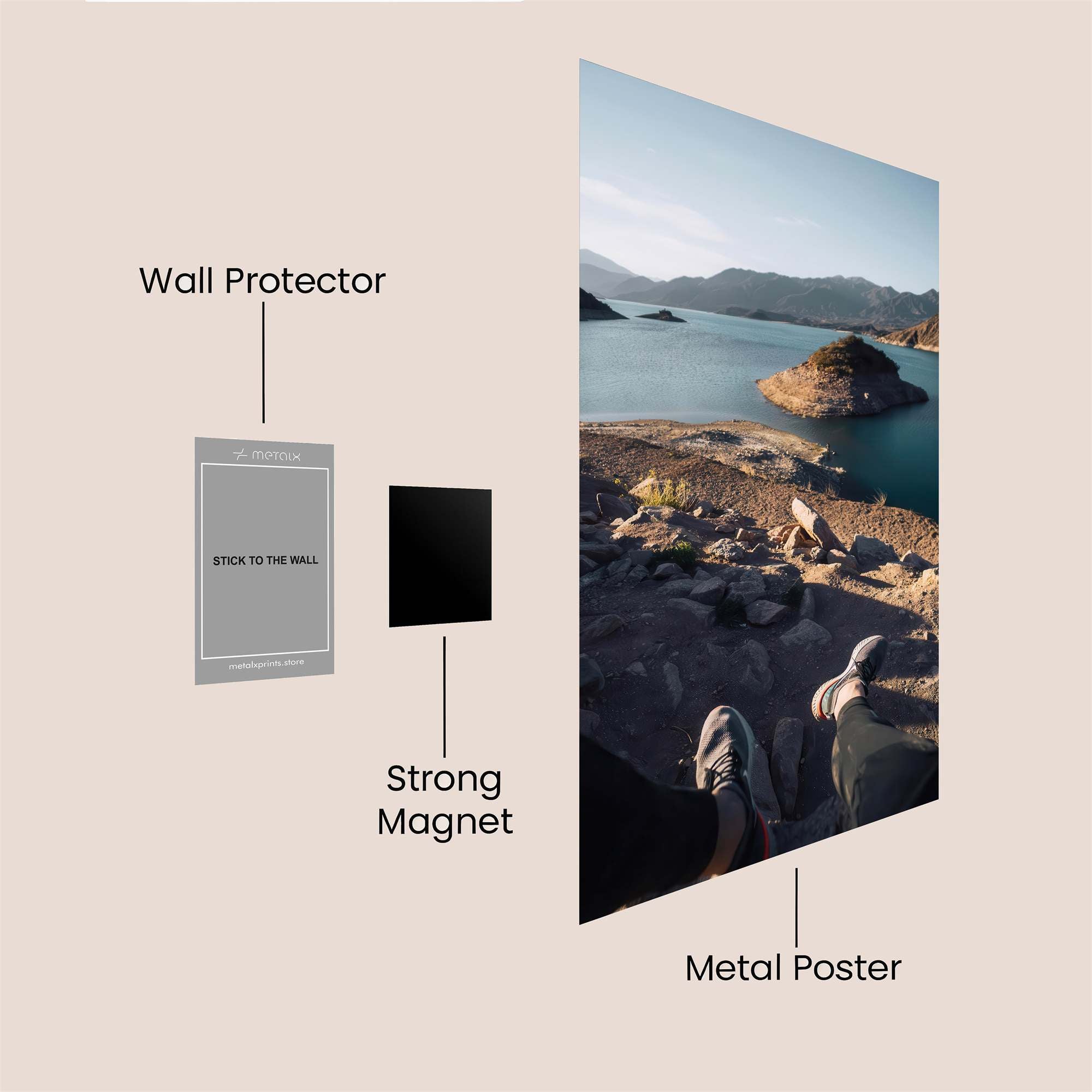 Lake Serenity Safe Wall Magnetic / M