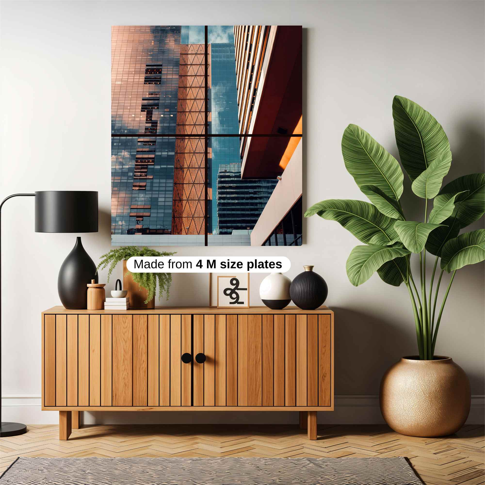 Skyscraper Serenity Safe Wall Magnetic / M