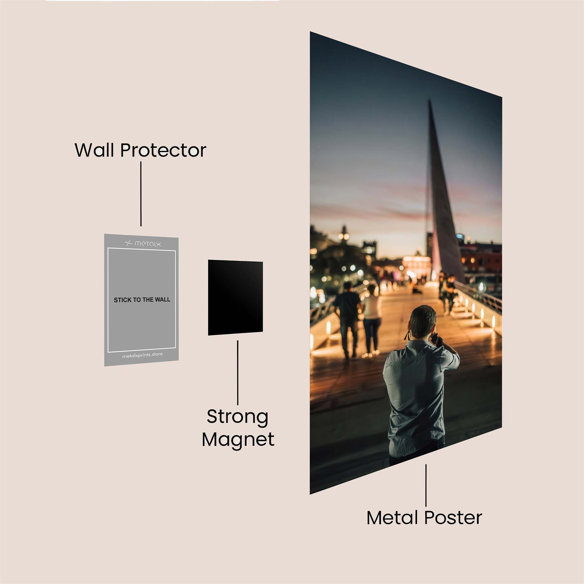 Bridge Serenity Safe Wall Magnetic / M