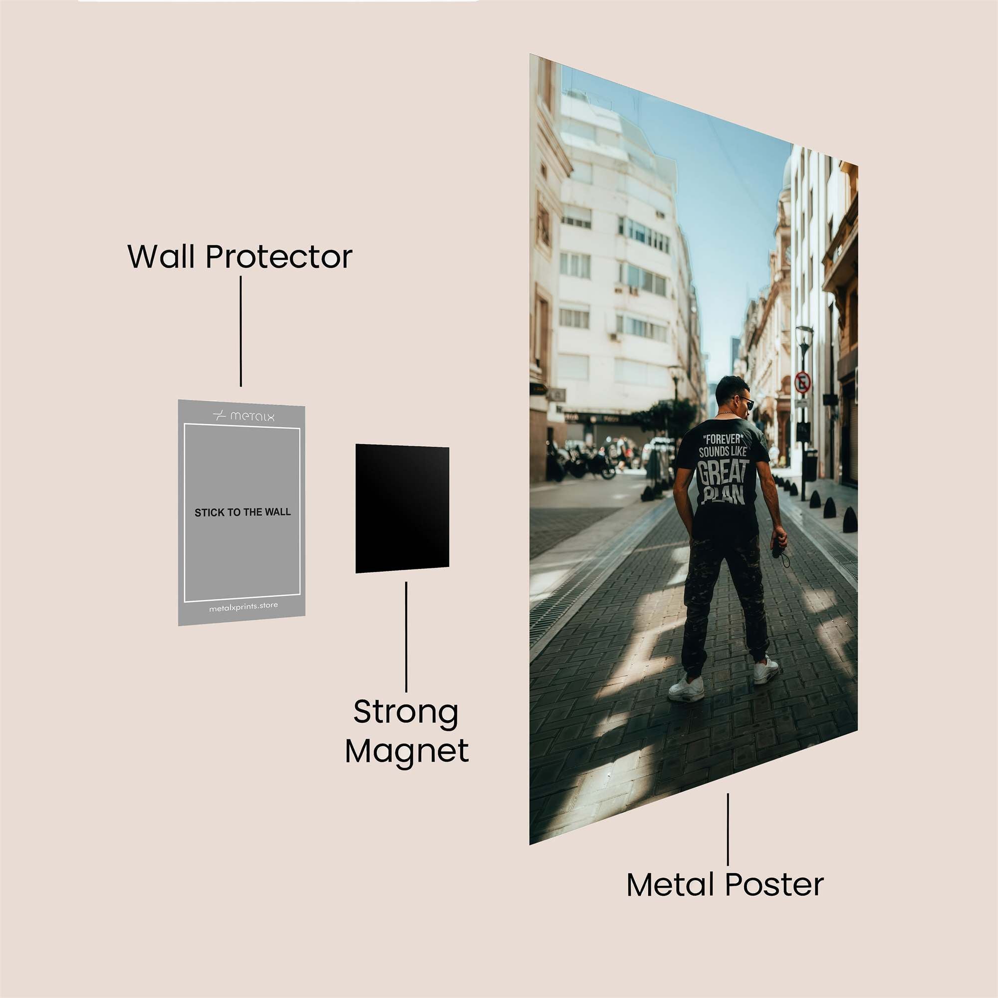 Urban Serenity Safe Wall Magnetic / M
