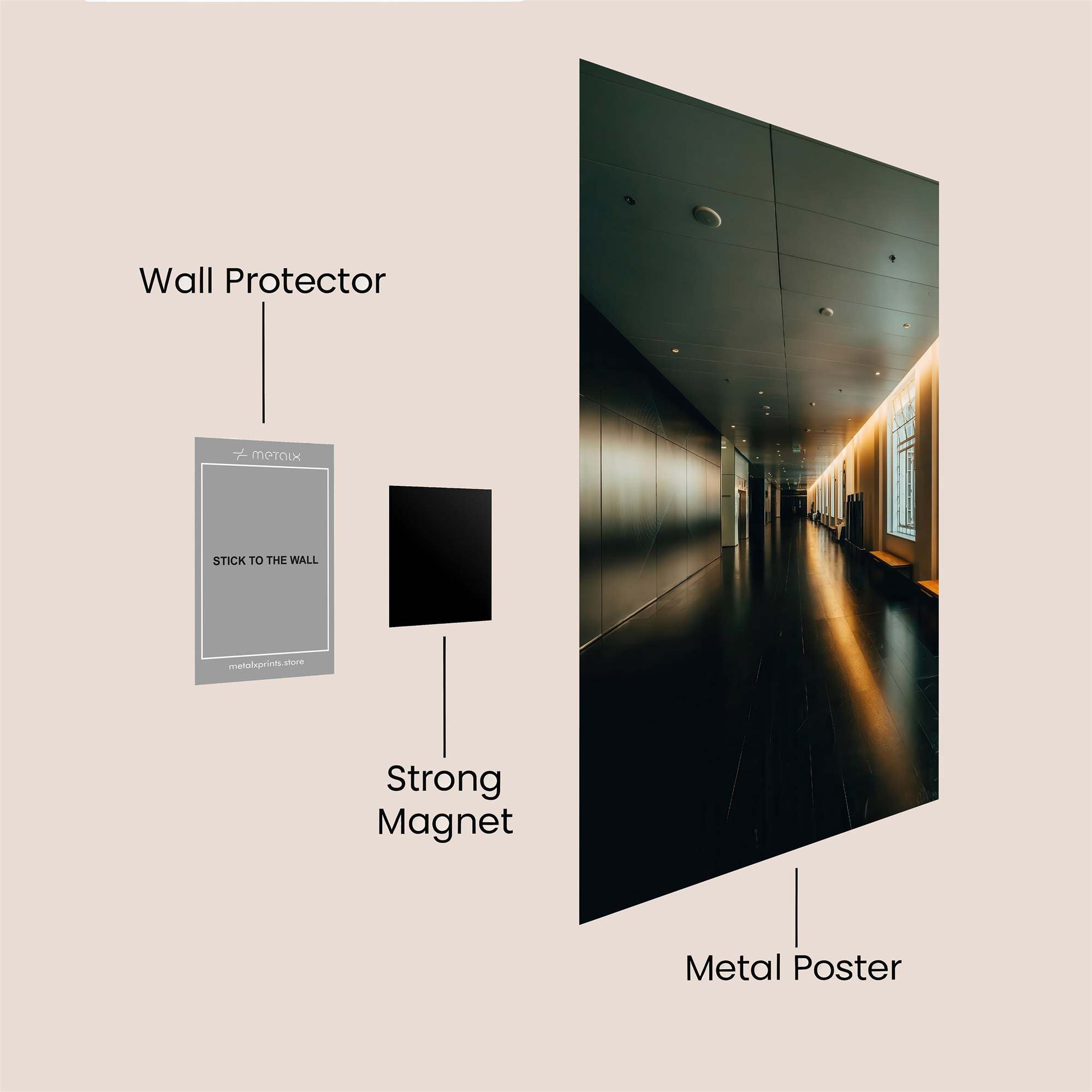 Corridor Glow Safe Wall Magnetic / M