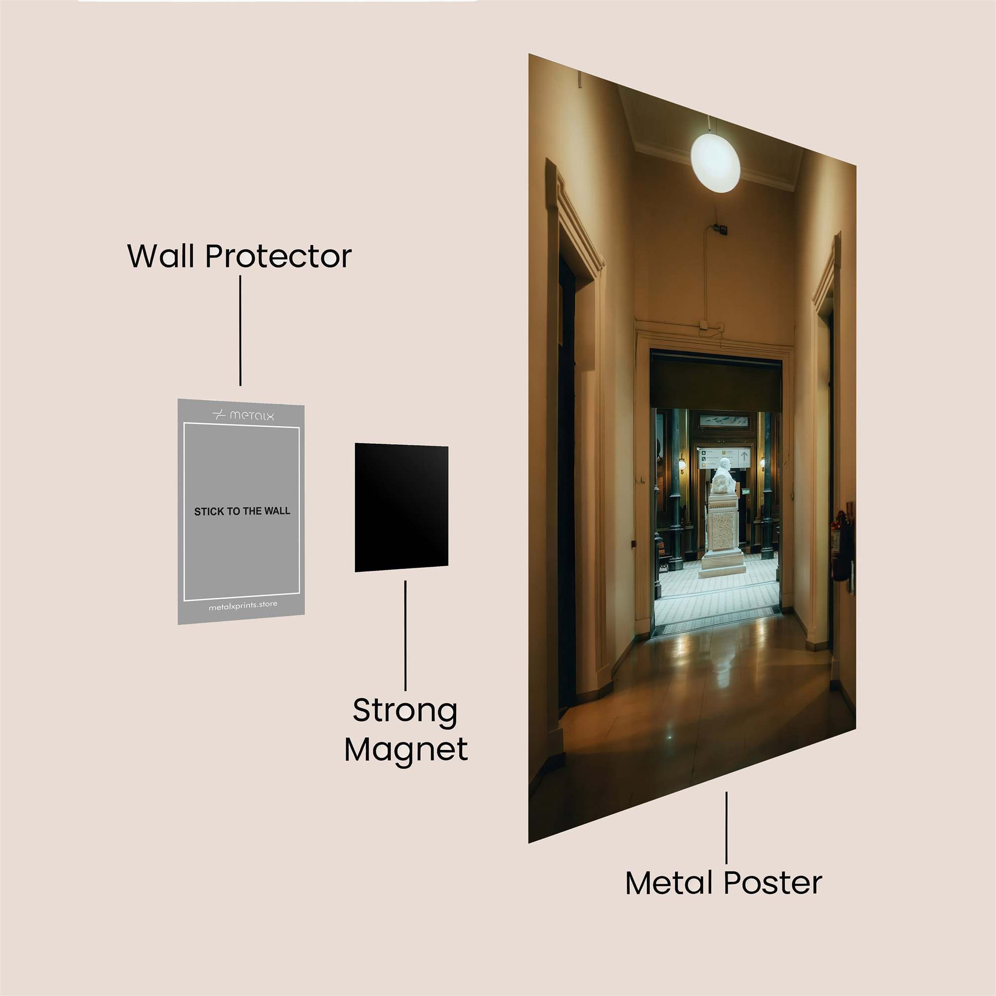 Statue Serenity Safe Wall Magnetic / M