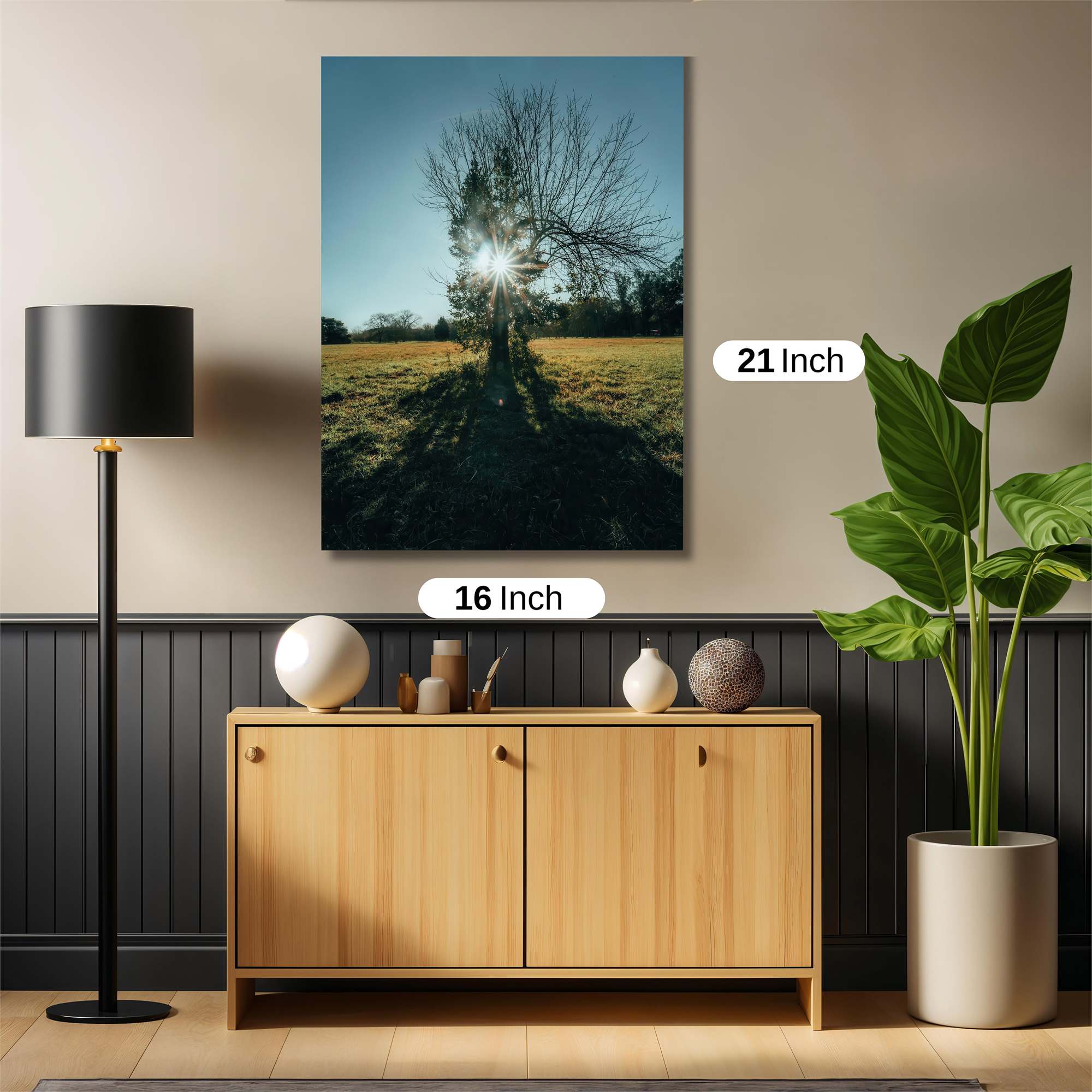 Sunlit Solitude Safe Wall Magnetic / M