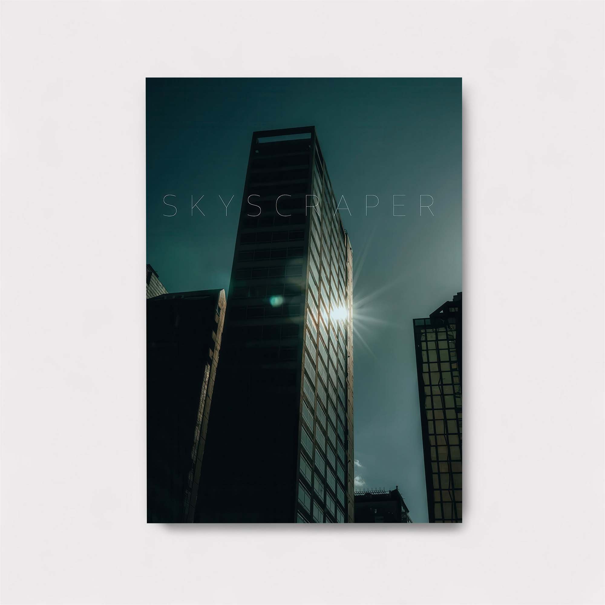 Skyscraper Silhouette Safe Wall Magnetic / M