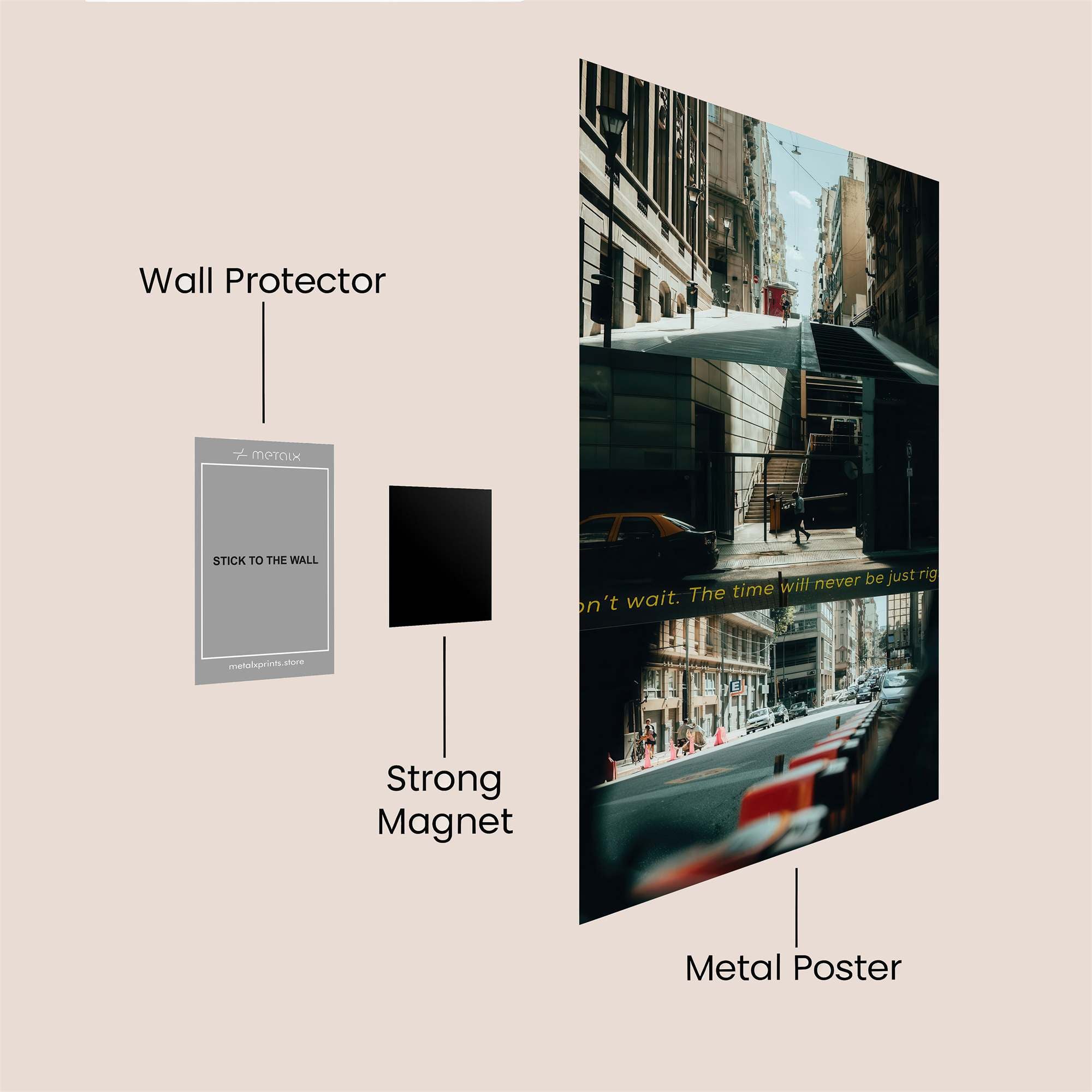 Urban Melancholy Safe Wall Magnetic / M