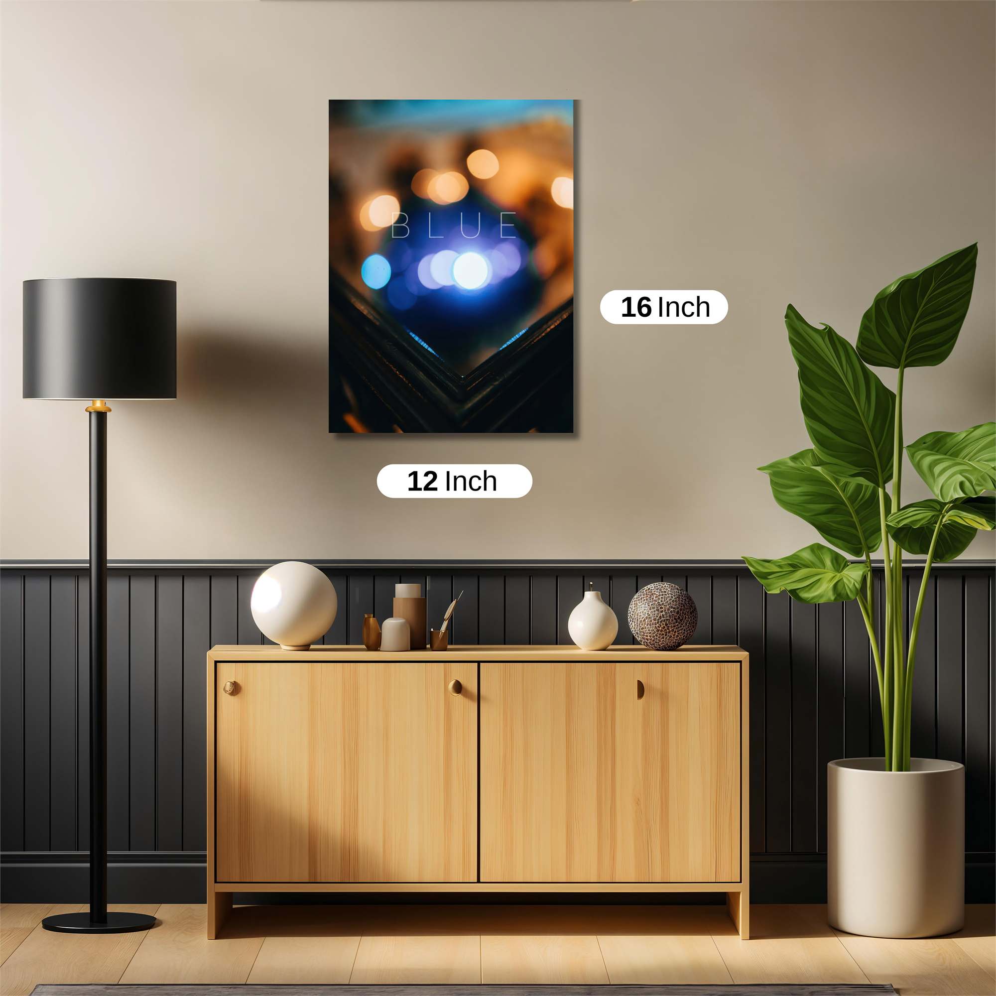 Blue Serenity Safe Wall Magnetic / M
