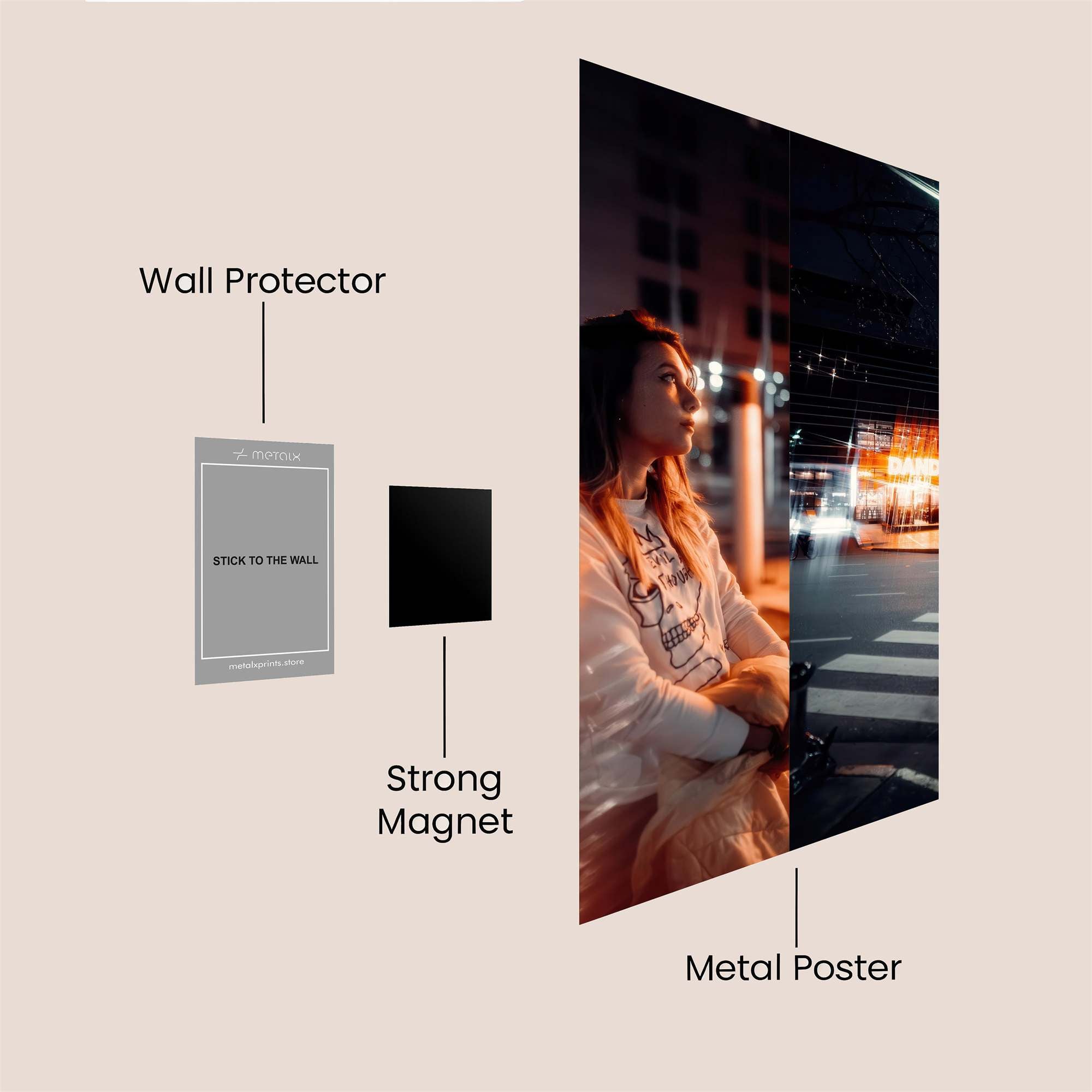 Night Serenity Safe Wall Magnetic / M