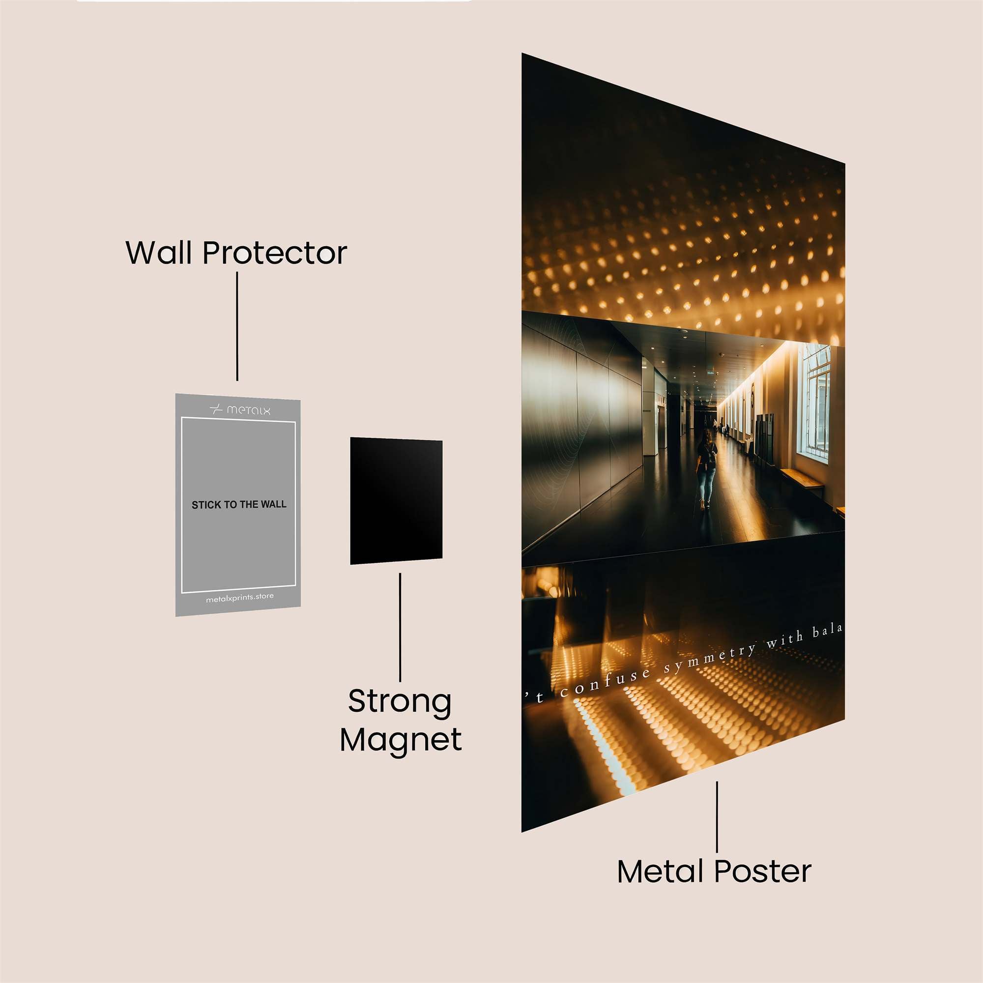 Corridor Glow Safe Wall Magnetic / M