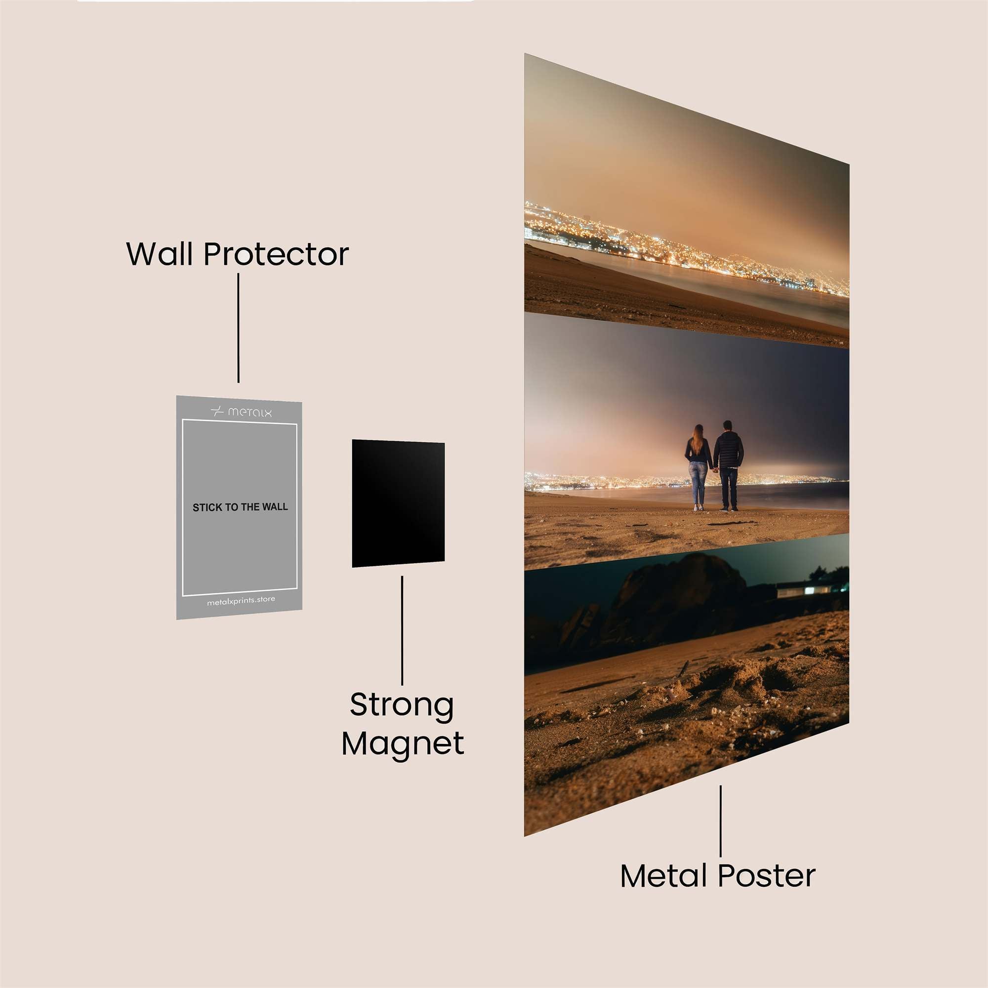 Night Serenity Safe Wall Magnetic / M
