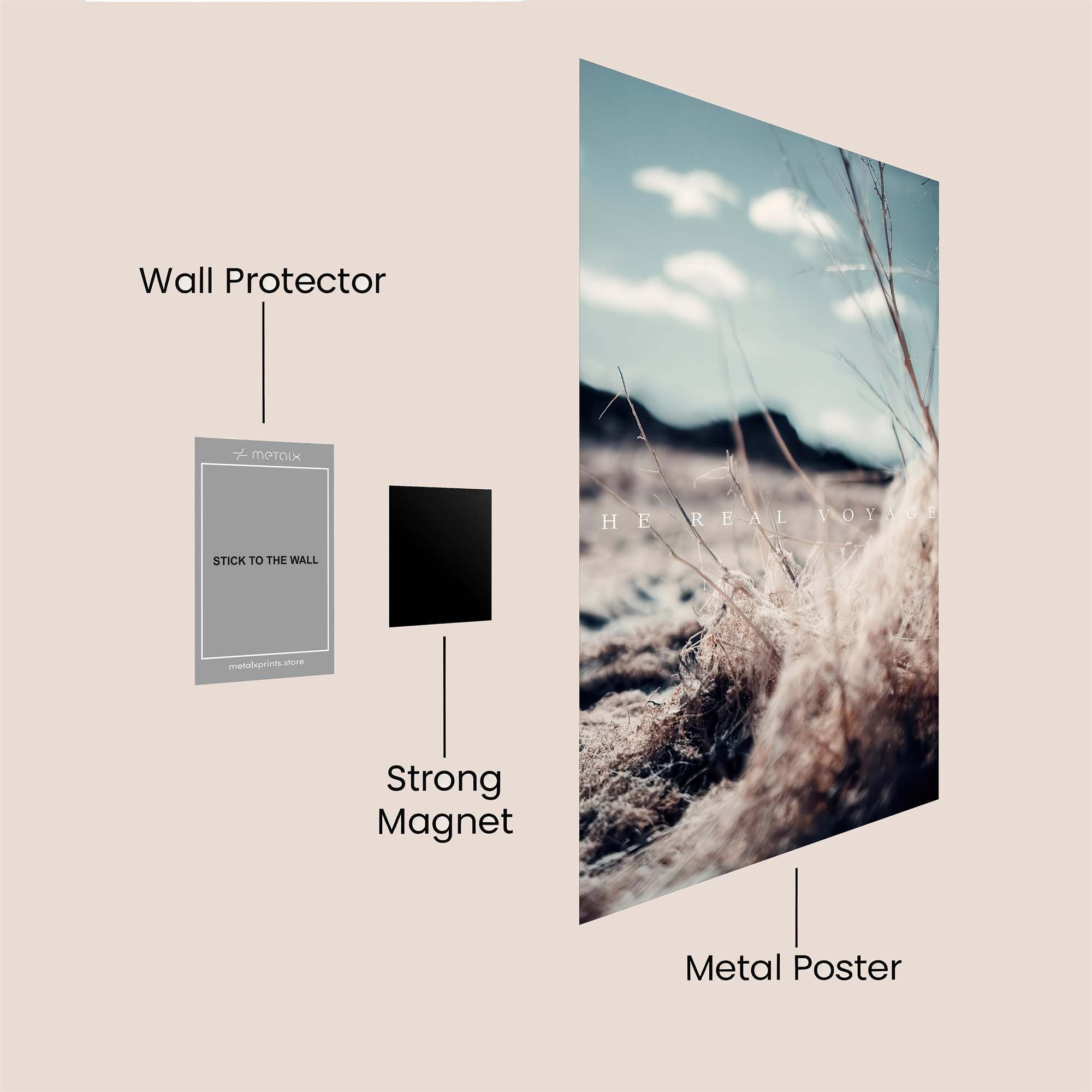 Meadow Whispers Safe Wall Magnetic / M