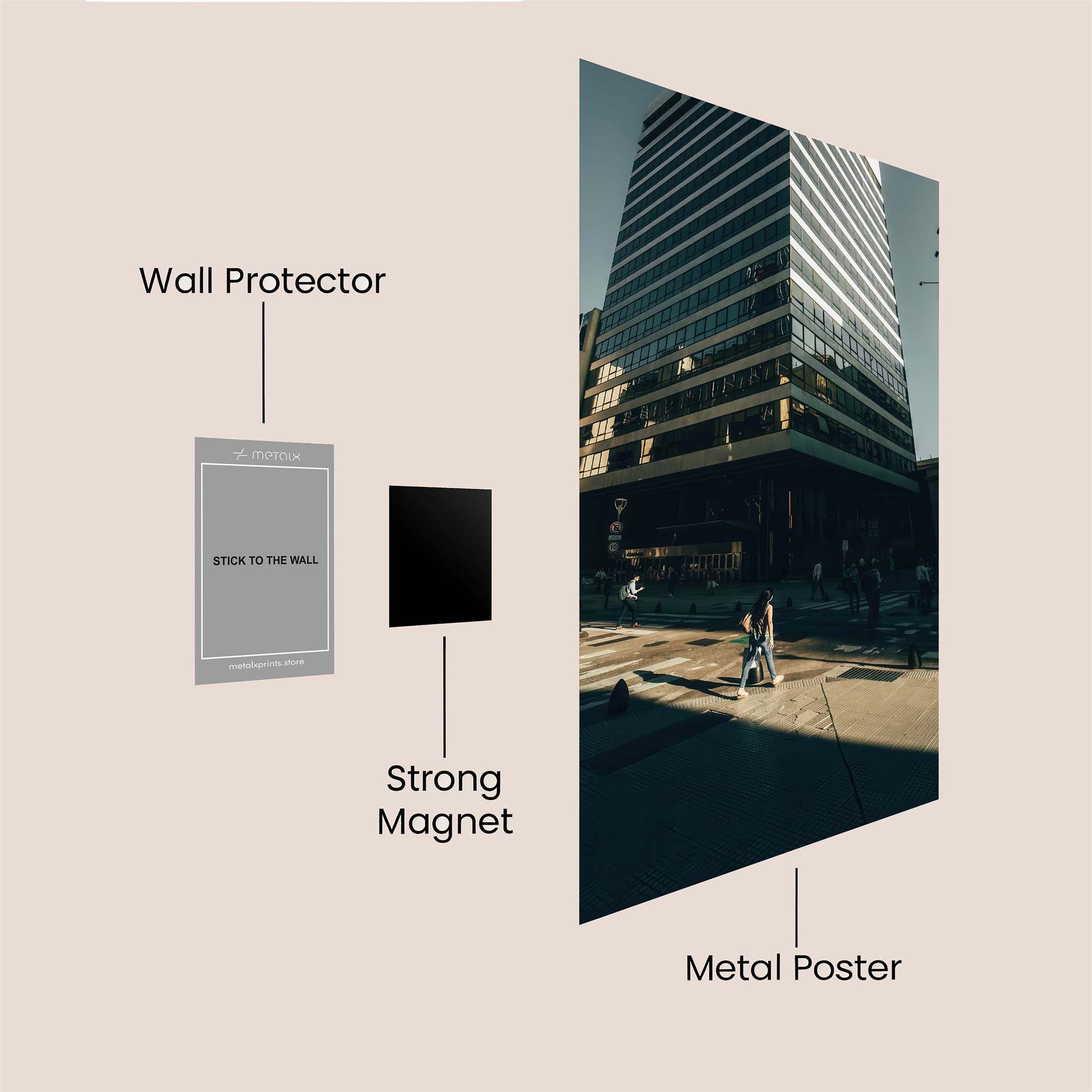 Urban Pulse Safe Wall Magnetic / M
