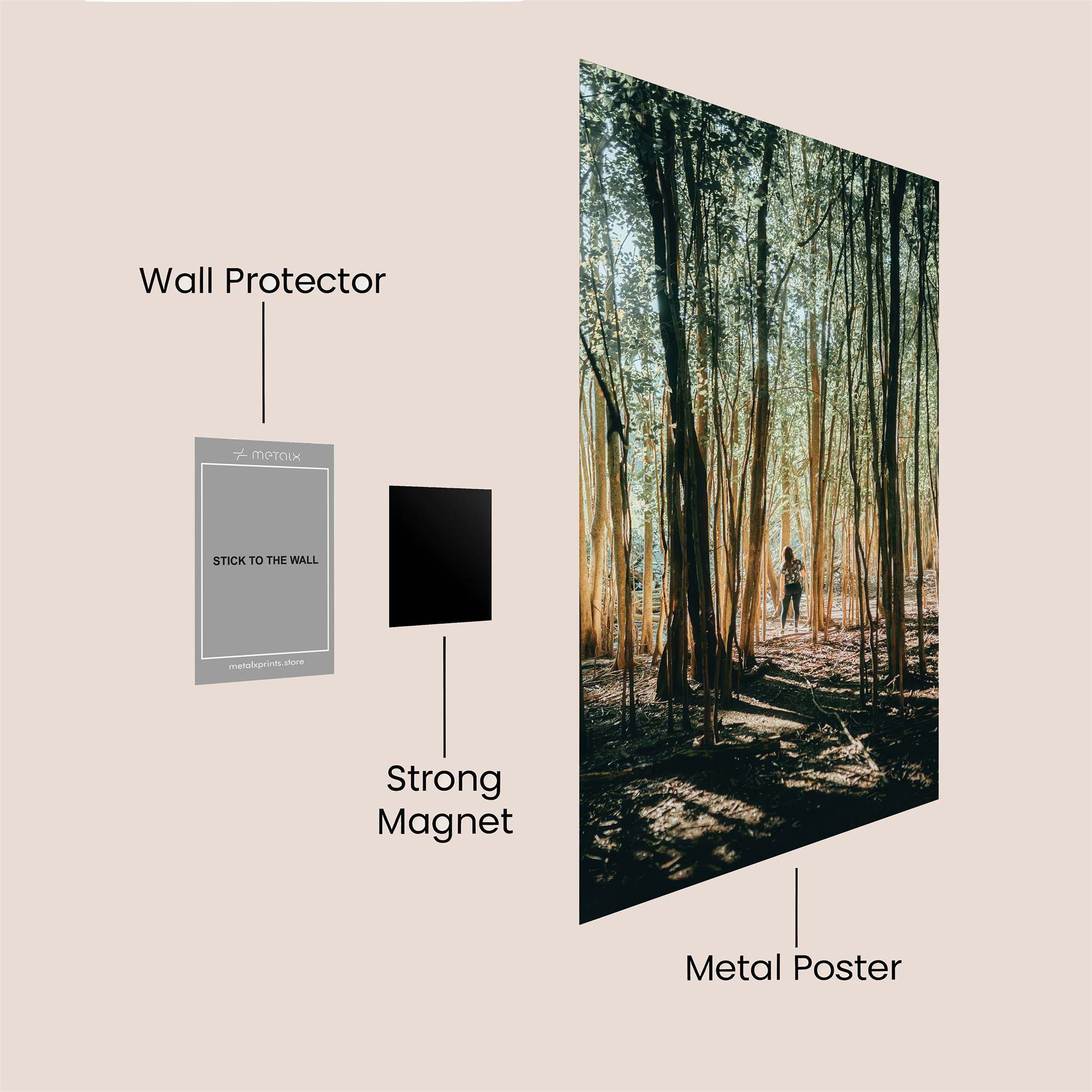 Forest Whispers Safe Wall Magnetic / M