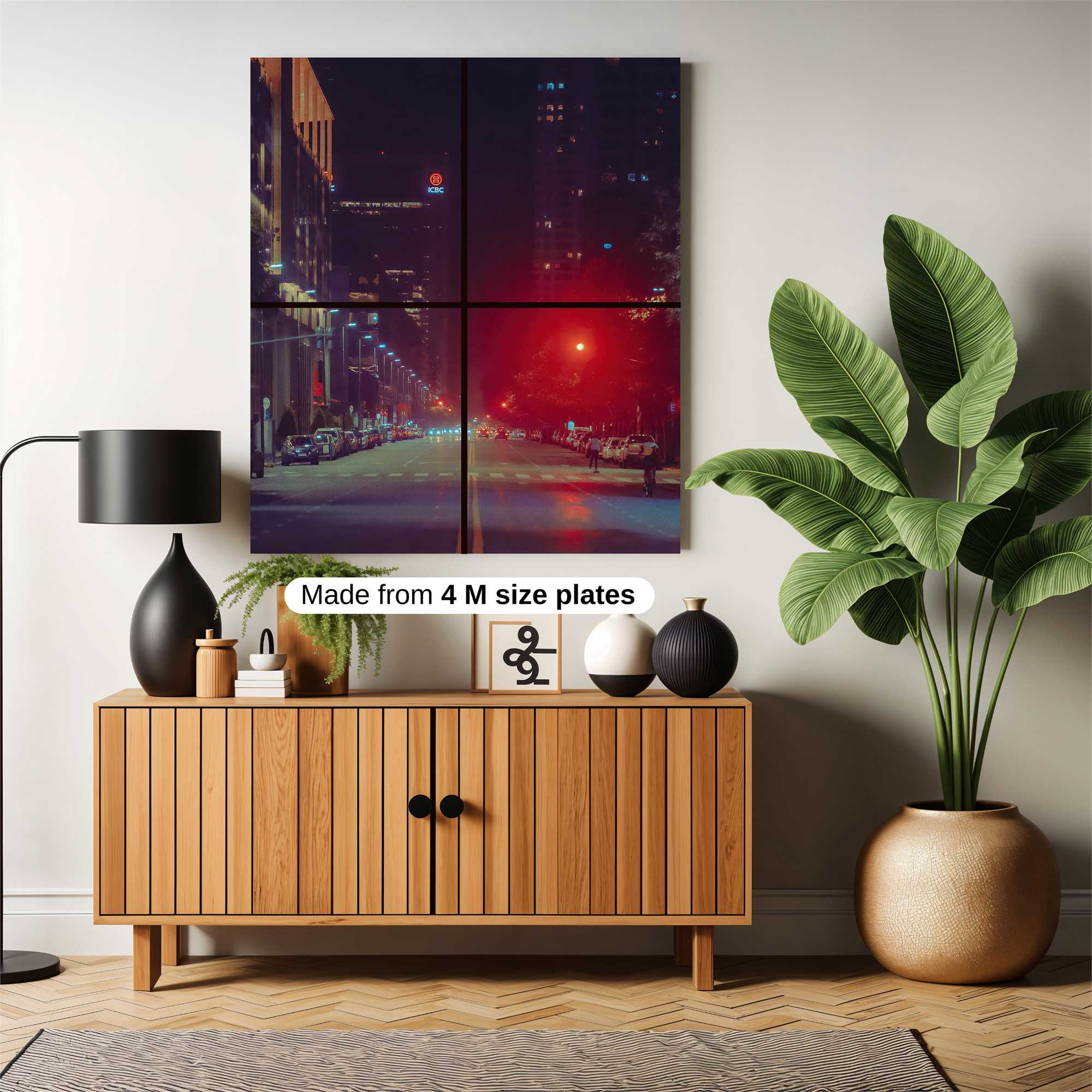 Cityscape Glow Safe Wall Magnetic / M