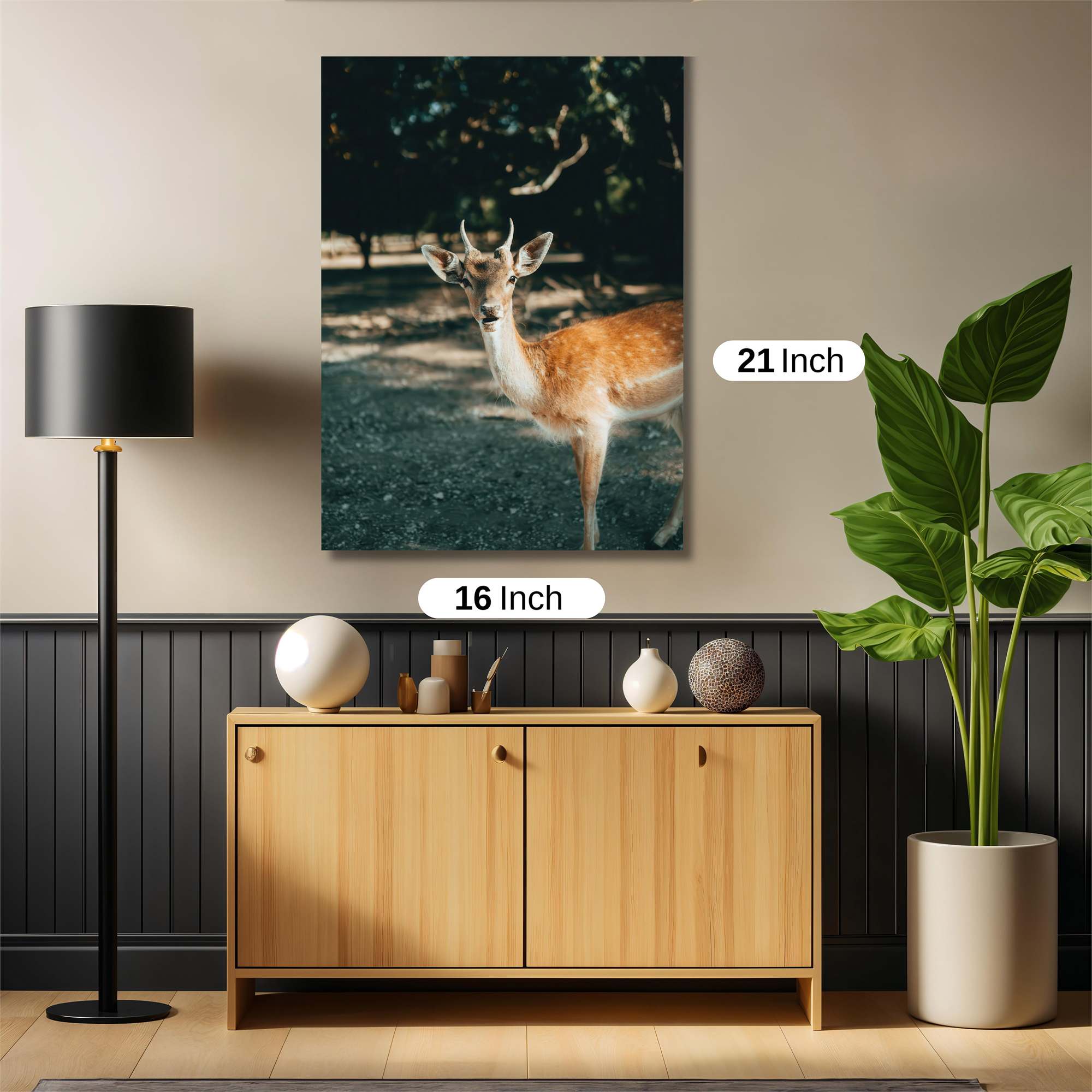 Deer Serenity Safe Wall Magnetic / M