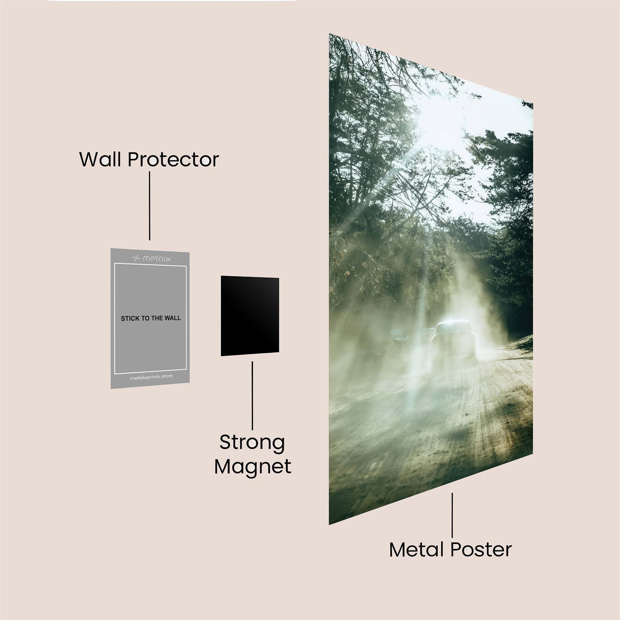 Dusty Adventure Safe Wall Magnetic / M