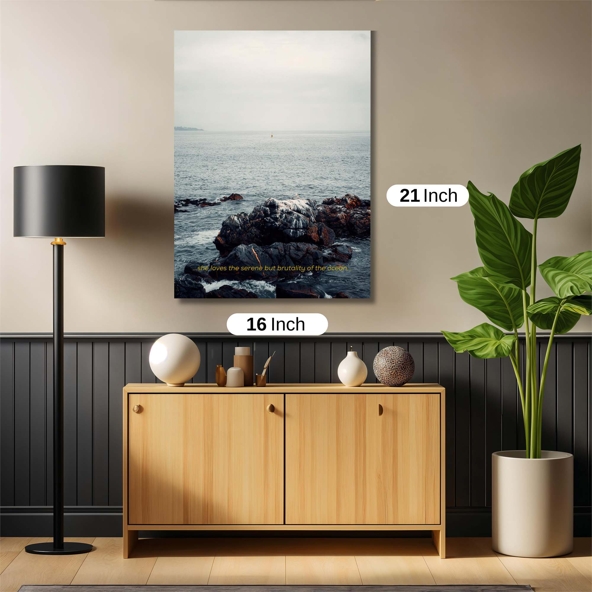 Oceanic Serenity Safe Wall Magnetic / M