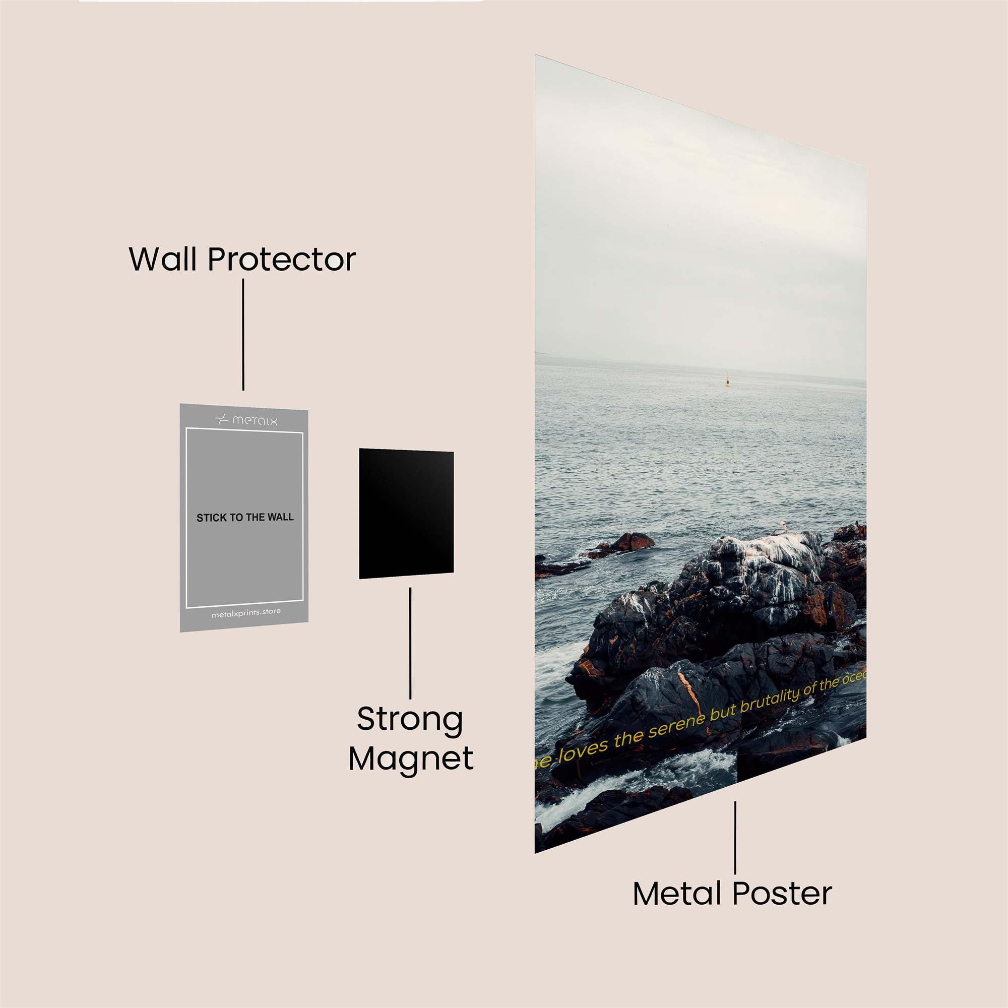 Oceanic Serenity Safe Wall Magnetic / M