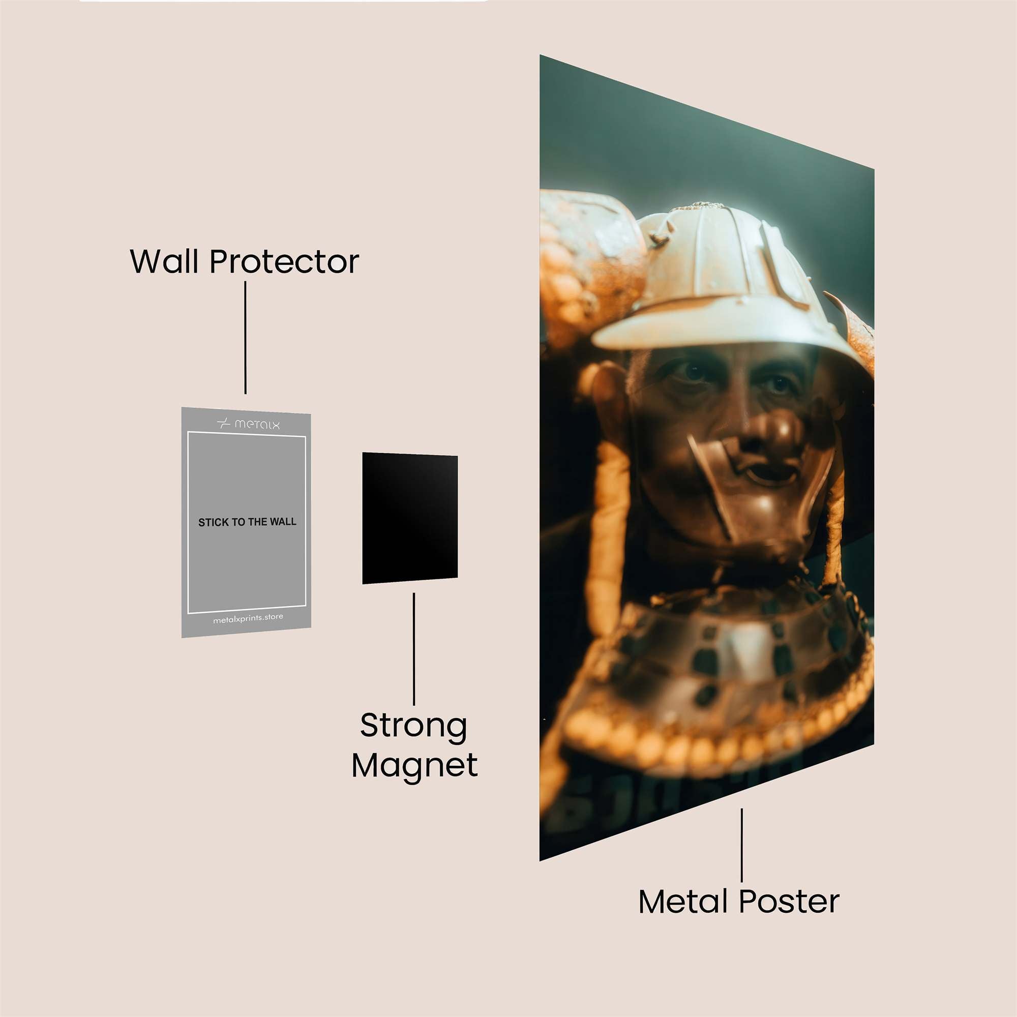 Samurai Serenity Safe Wall Magnetic / M