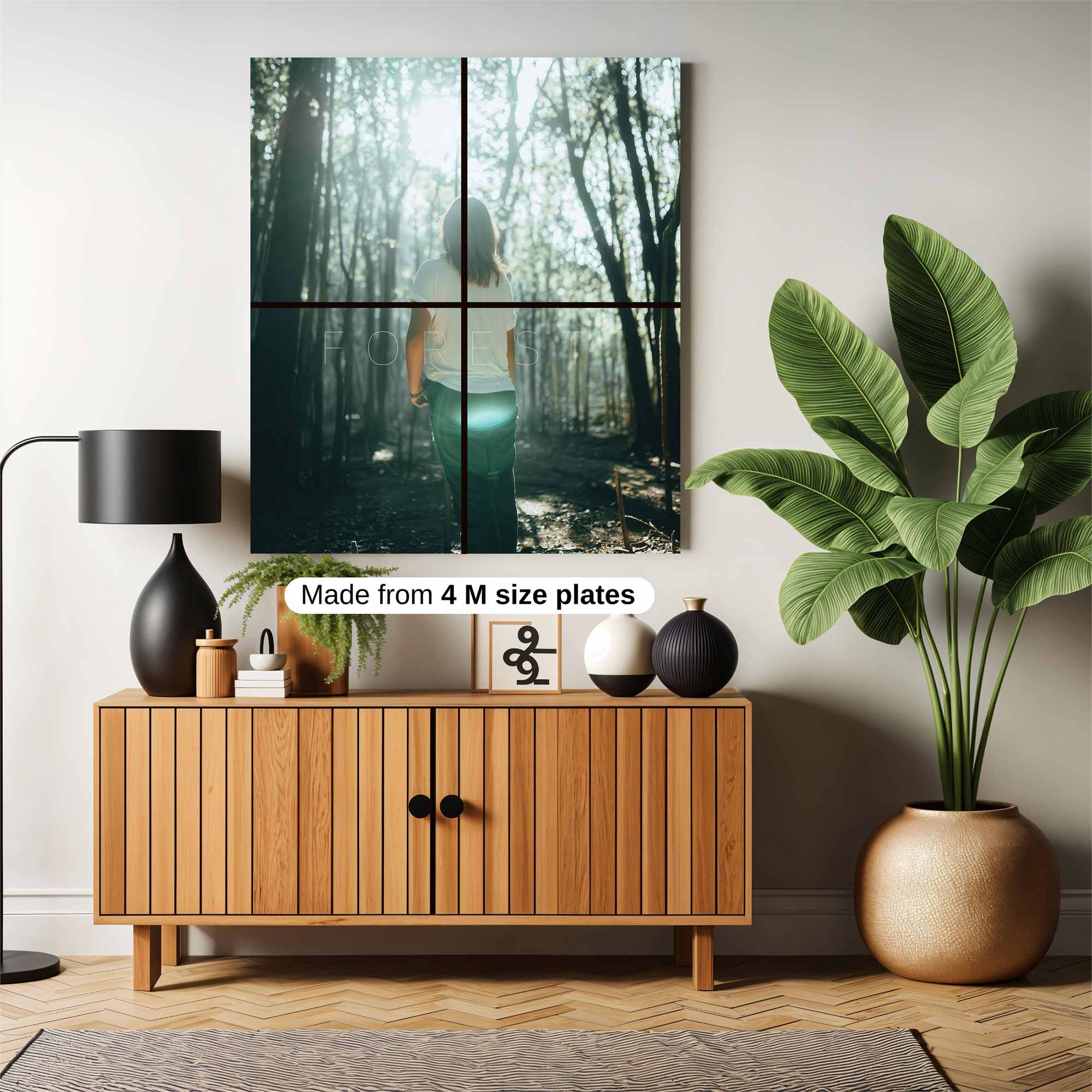 Forest Serenity Safe Wall Magnetic / M